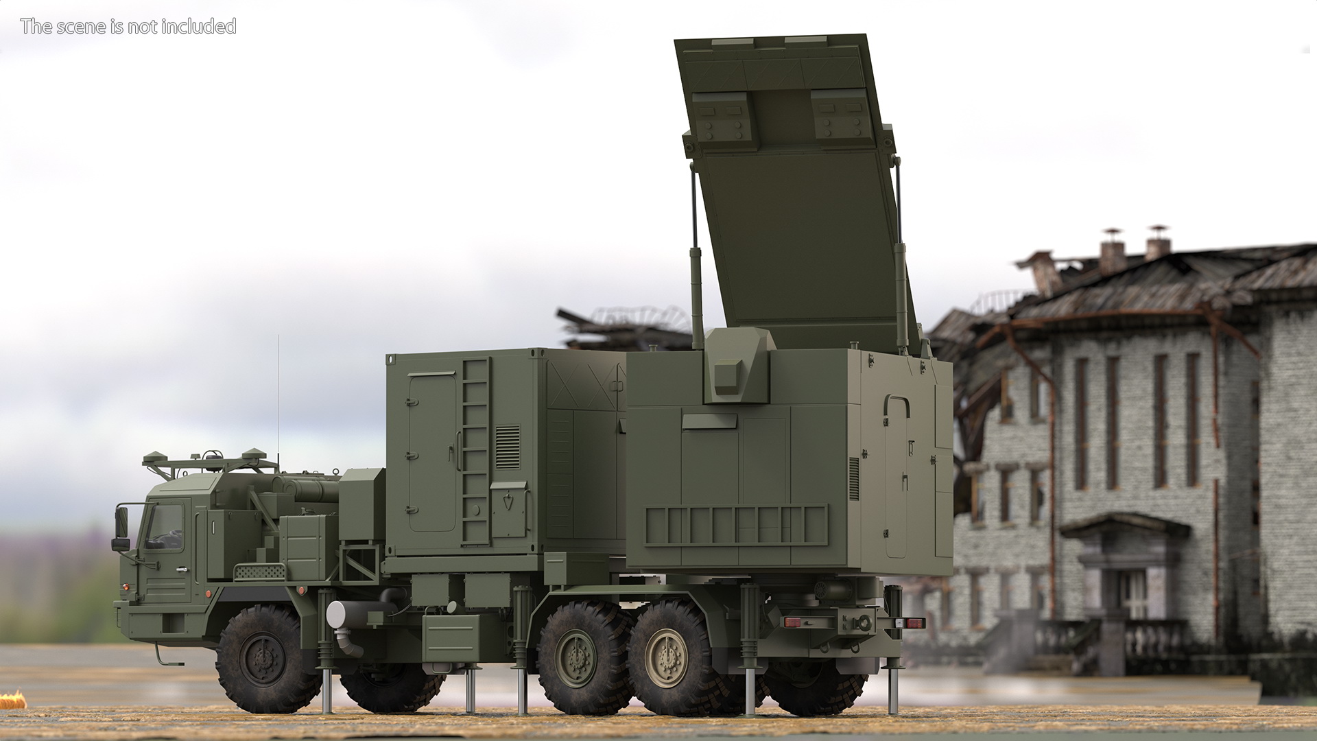 3D Mobile Tracking Radar Vityaz 50R6 model