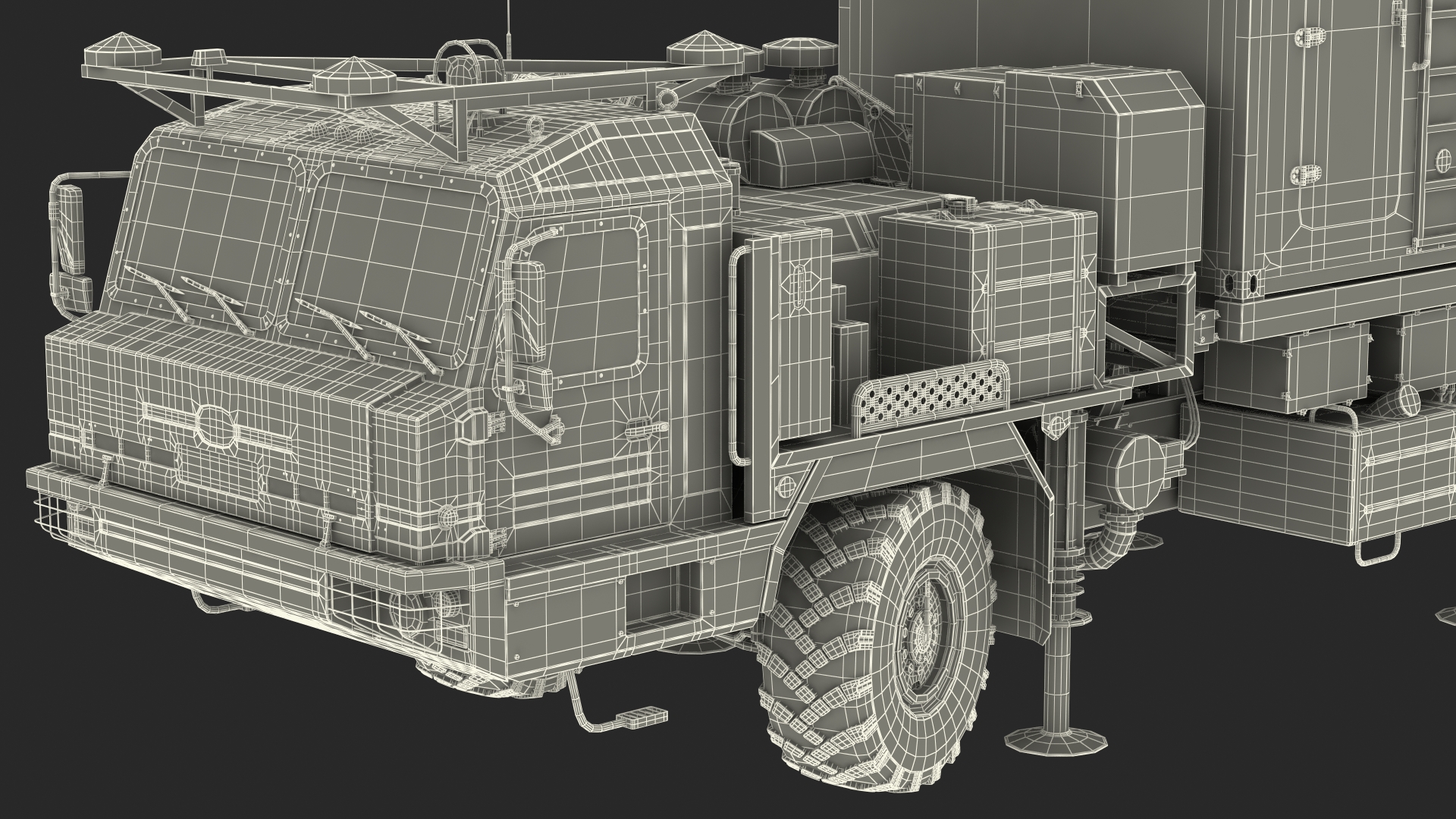 3D Mobile Tracking Radar Vityaz 50R6 model