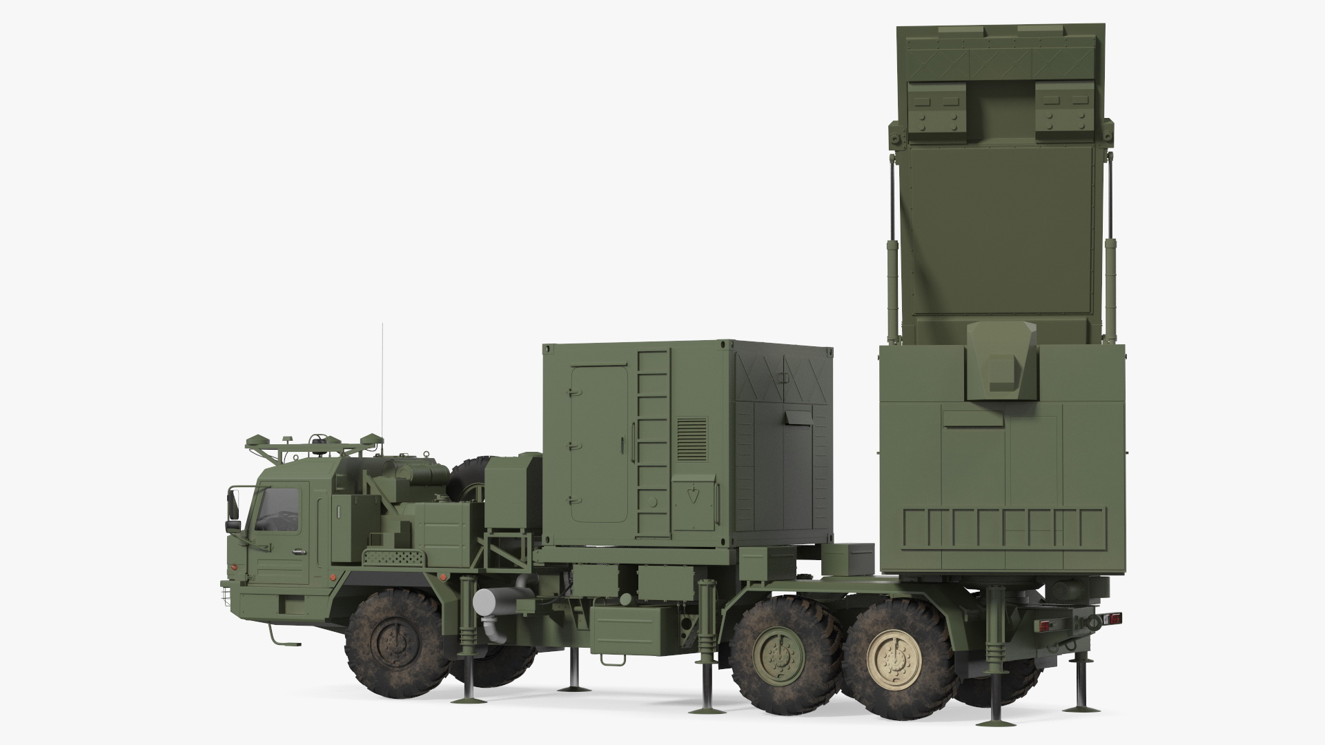 3D Mobile Tracking Radar Vityaz 50R6 model