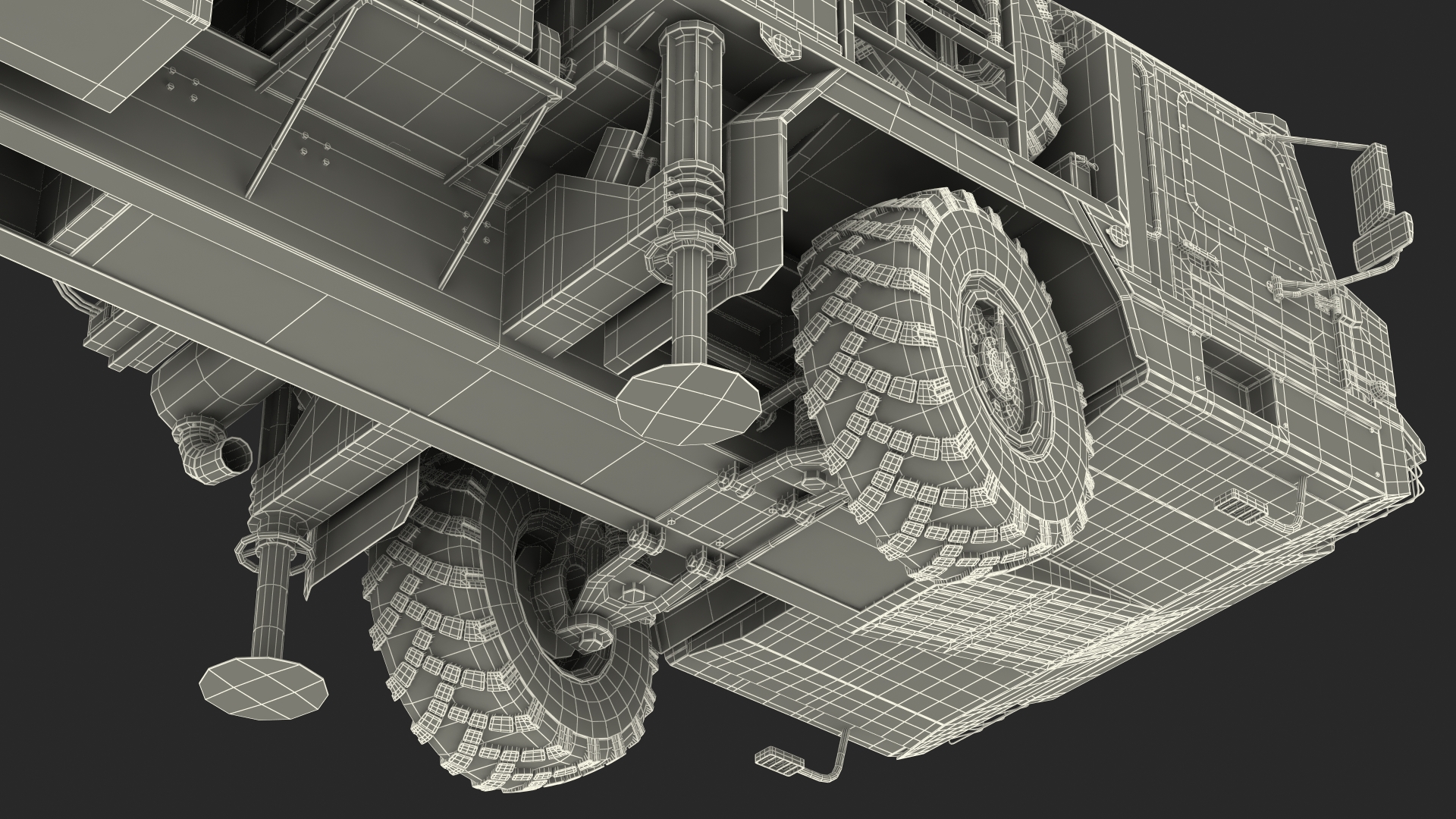 3D Mobile Tracking Radar Vityaz 50R6 model