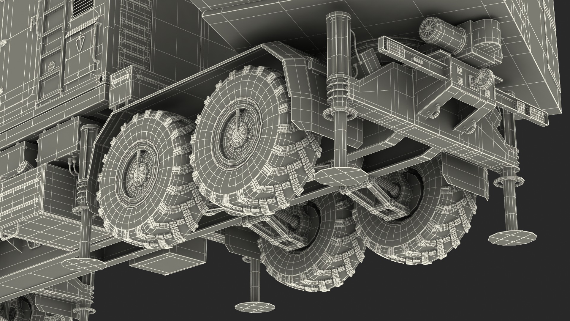 3D Mobile Tracking Radar Vityaz 50R6 model