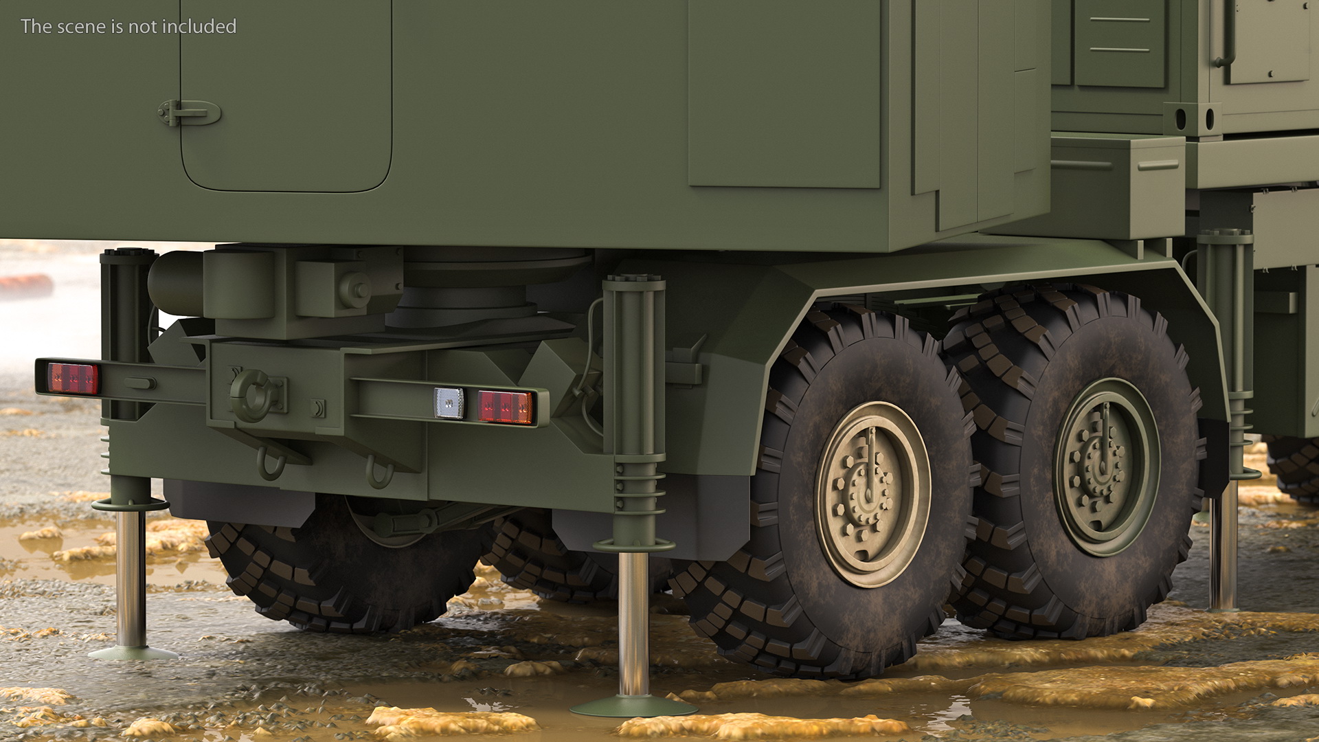 3D Mobile Tracking Radar Vityaz 50R6 model