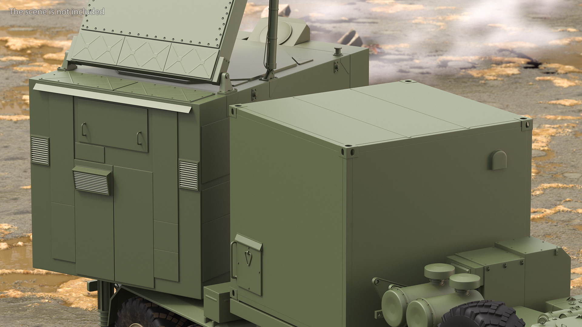 3D Mobile Tracking Radar Vityaz 50R6 model
