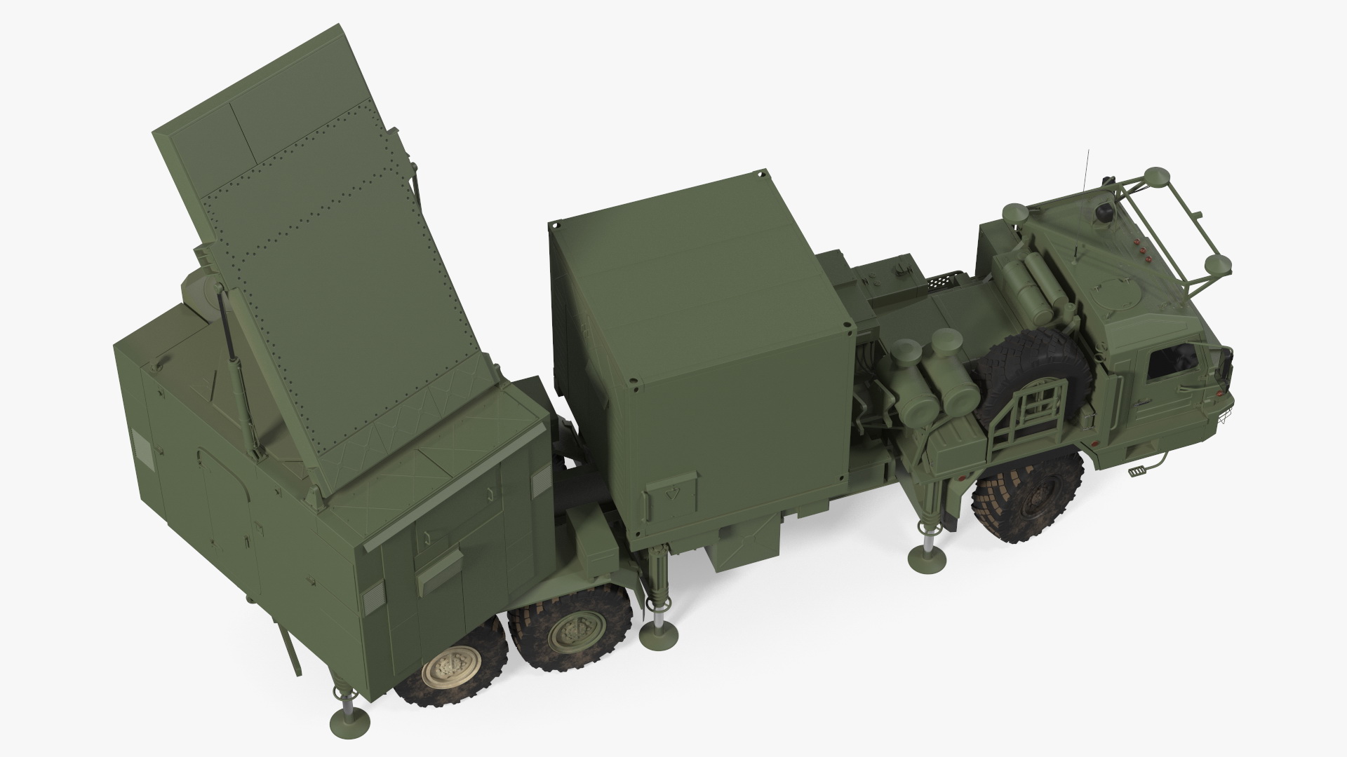 3D Mobile Tracking Radar Vityaz 50R6 model