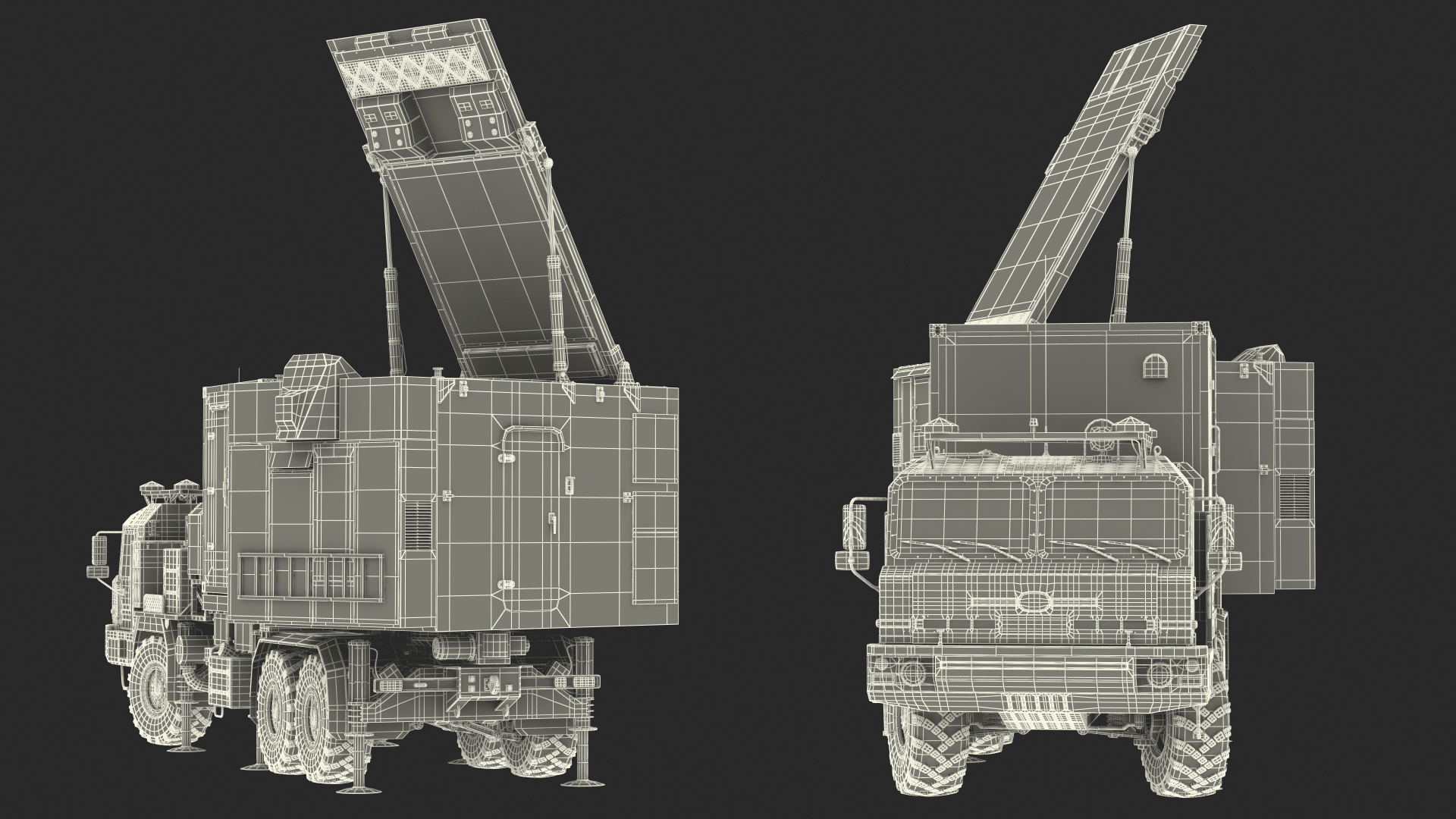 3D Mobile Tracking Radar Vityaz 50R6 model