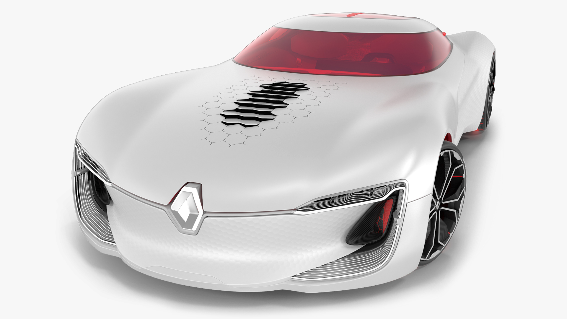 3D 2016 Renault Trezor Concept Rigged for Maya model