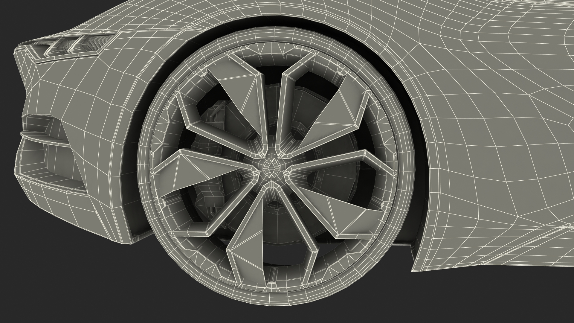 3D 2016 Renault Trezor Concept Rigged for Maya model