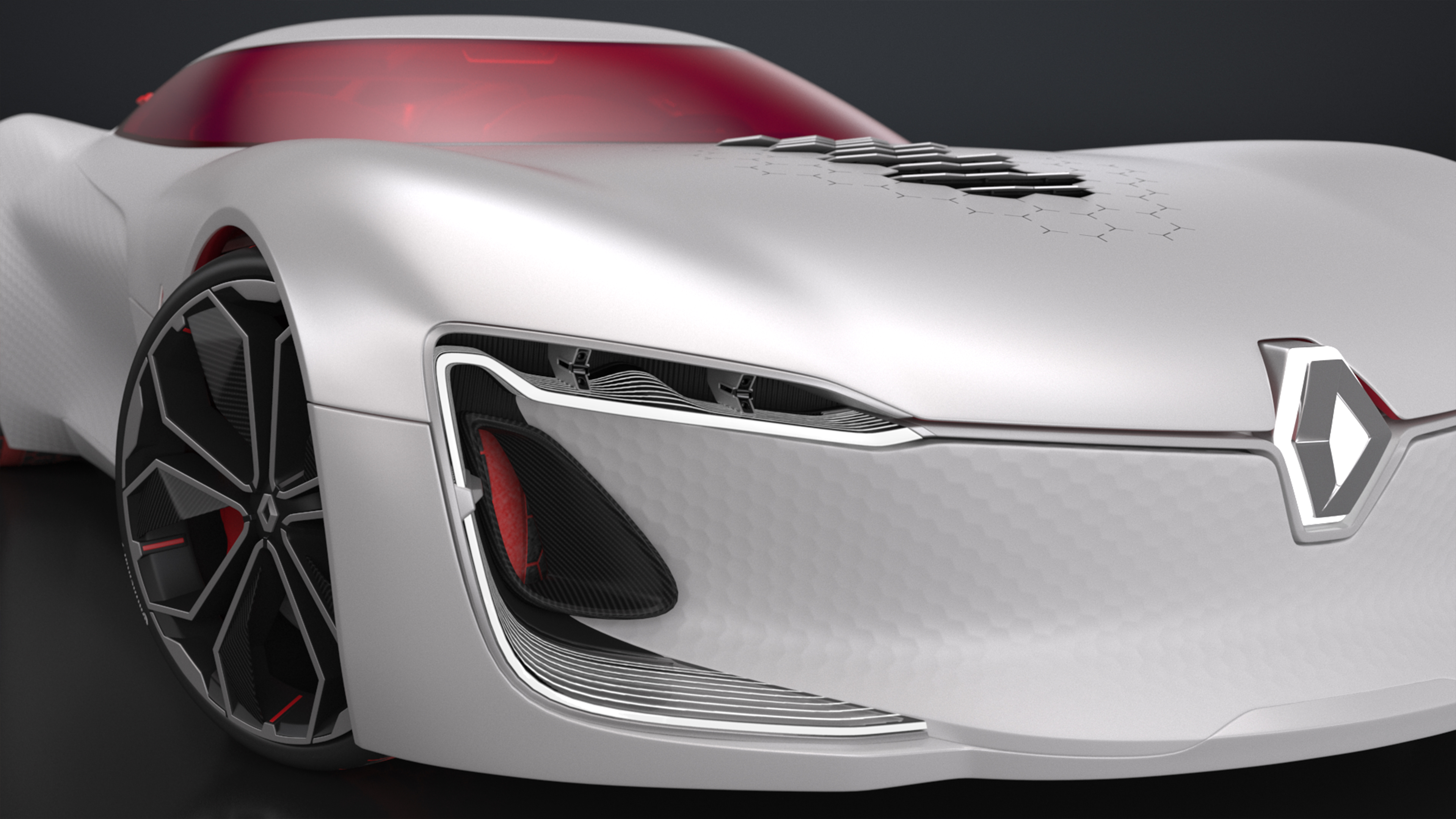 3D 2016 Renault Trezor Concept Rigged for Maya model
