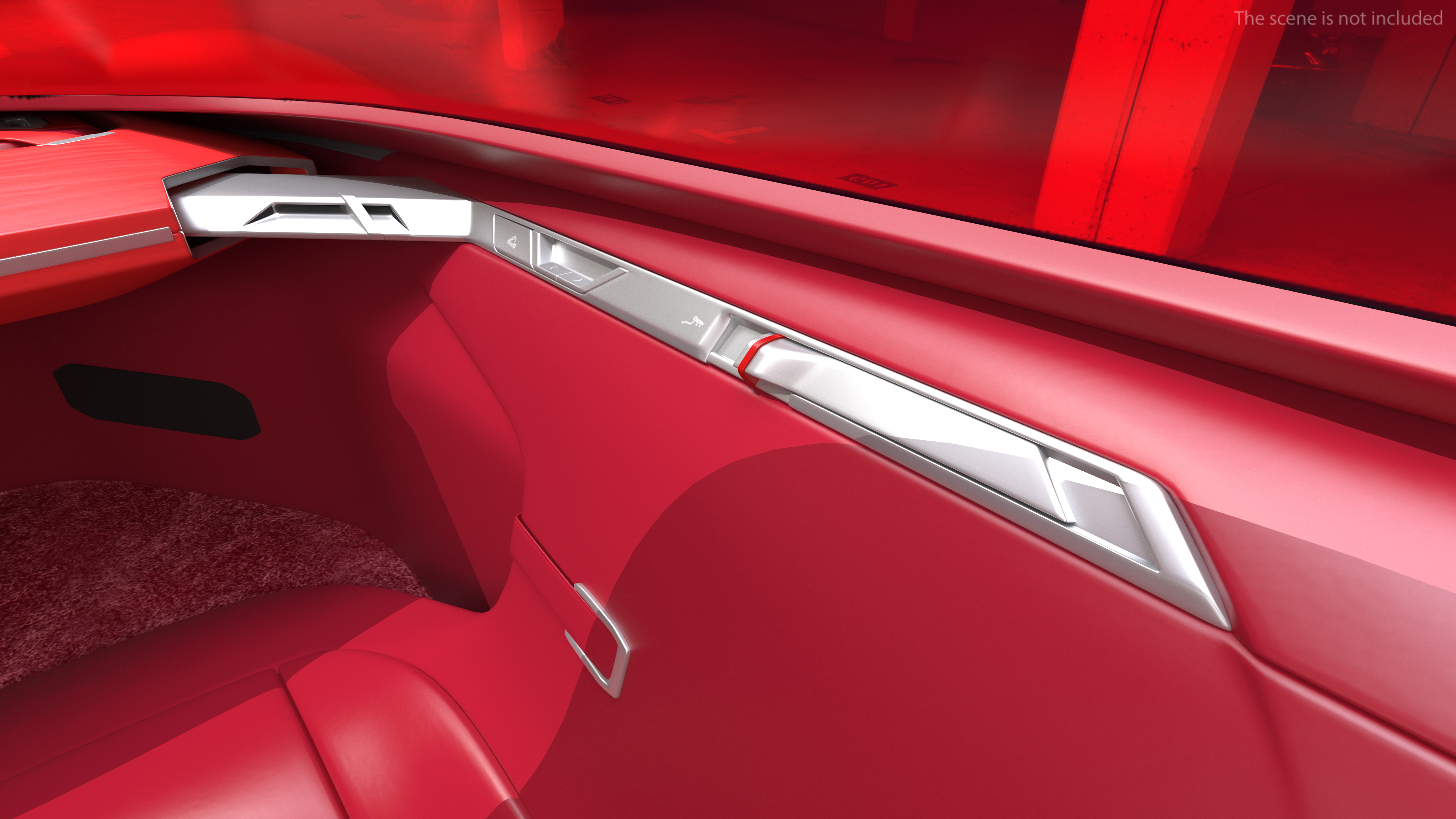 3D 2016 Renault Trezor Concept Rigged for Maya model