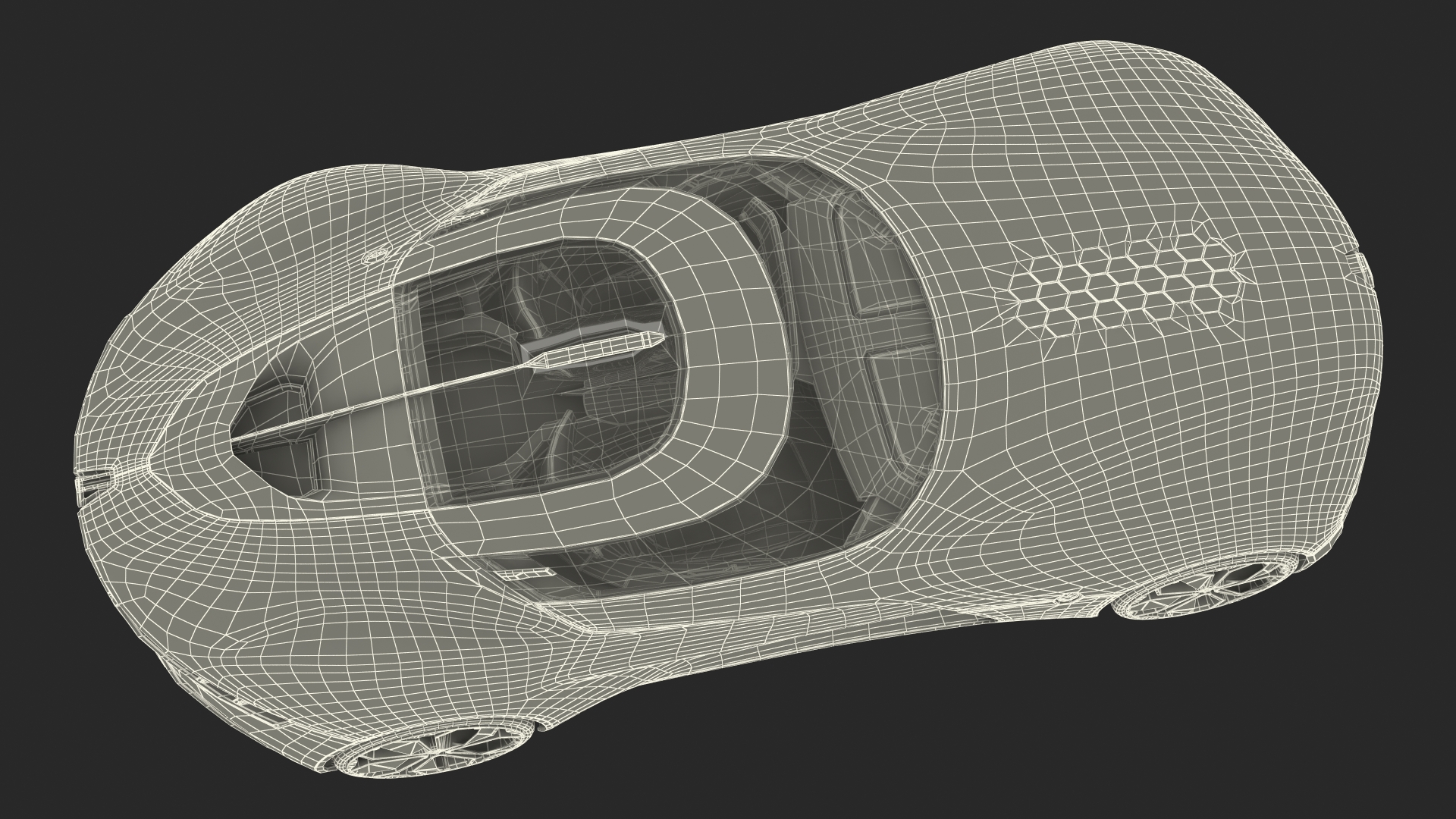 3D 2016 Renault Trezor Concept Rigged for Maya model
