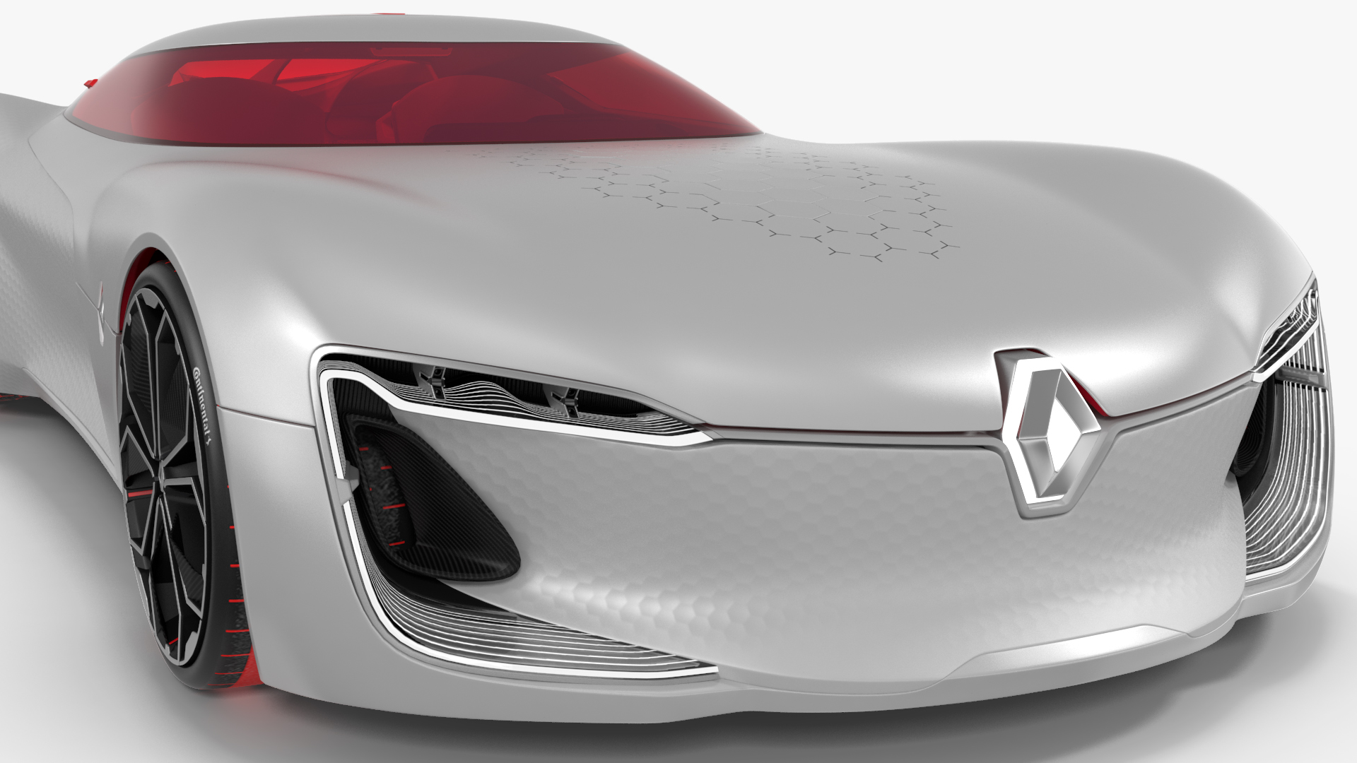 3D 2016 Renault Trezor Concept Rigged for Maya model