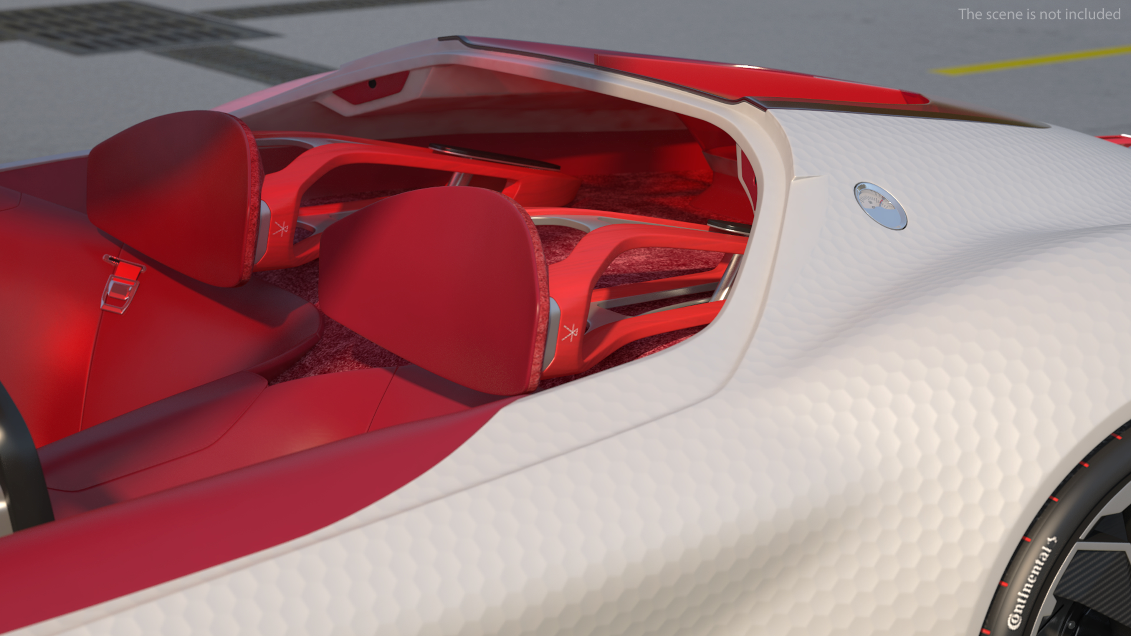 3D 2016 Renault Trezor Concept Rigged for Maya model