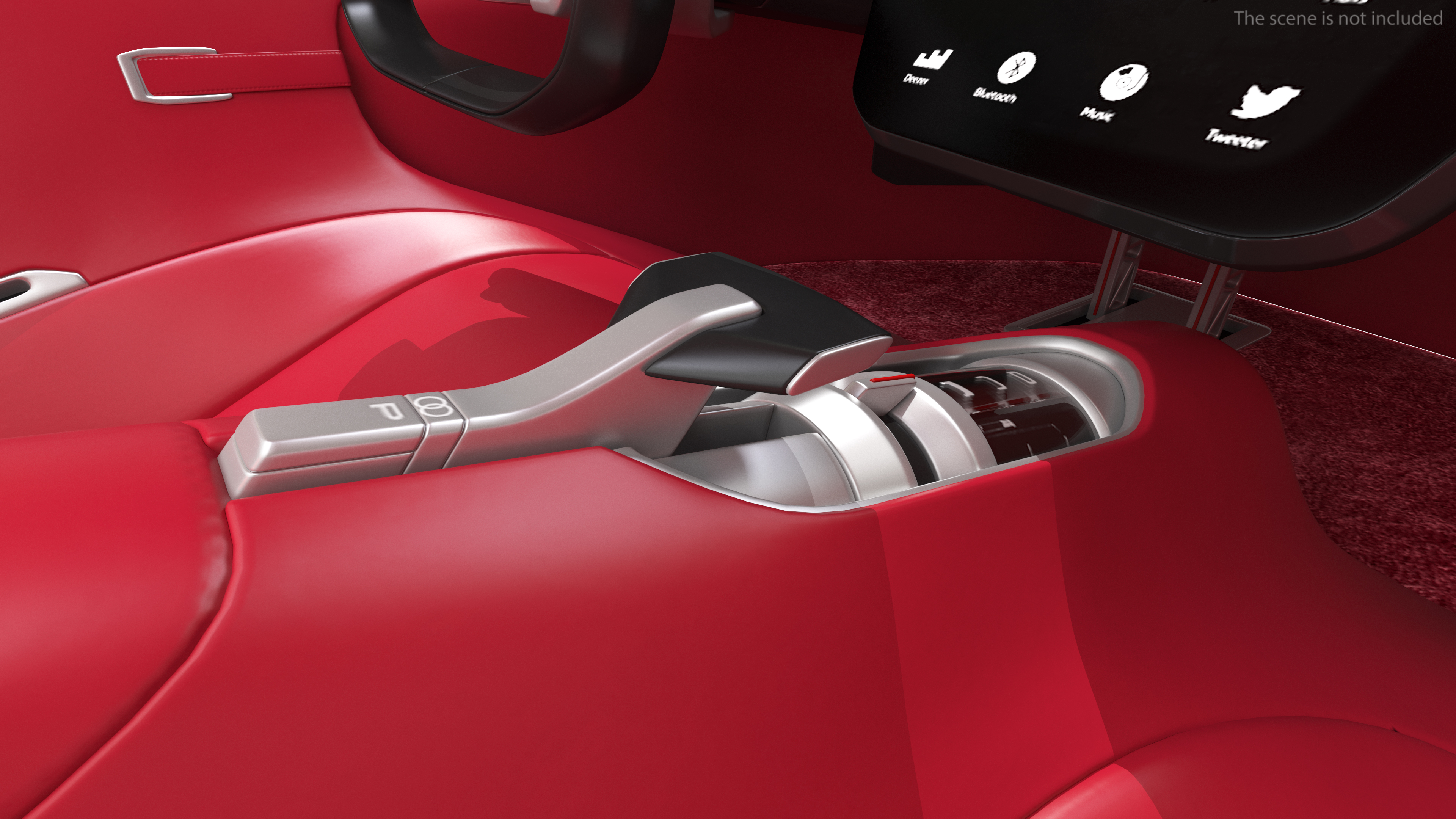 3D 2016 Renault Trezor Concept Rigged for Maya model