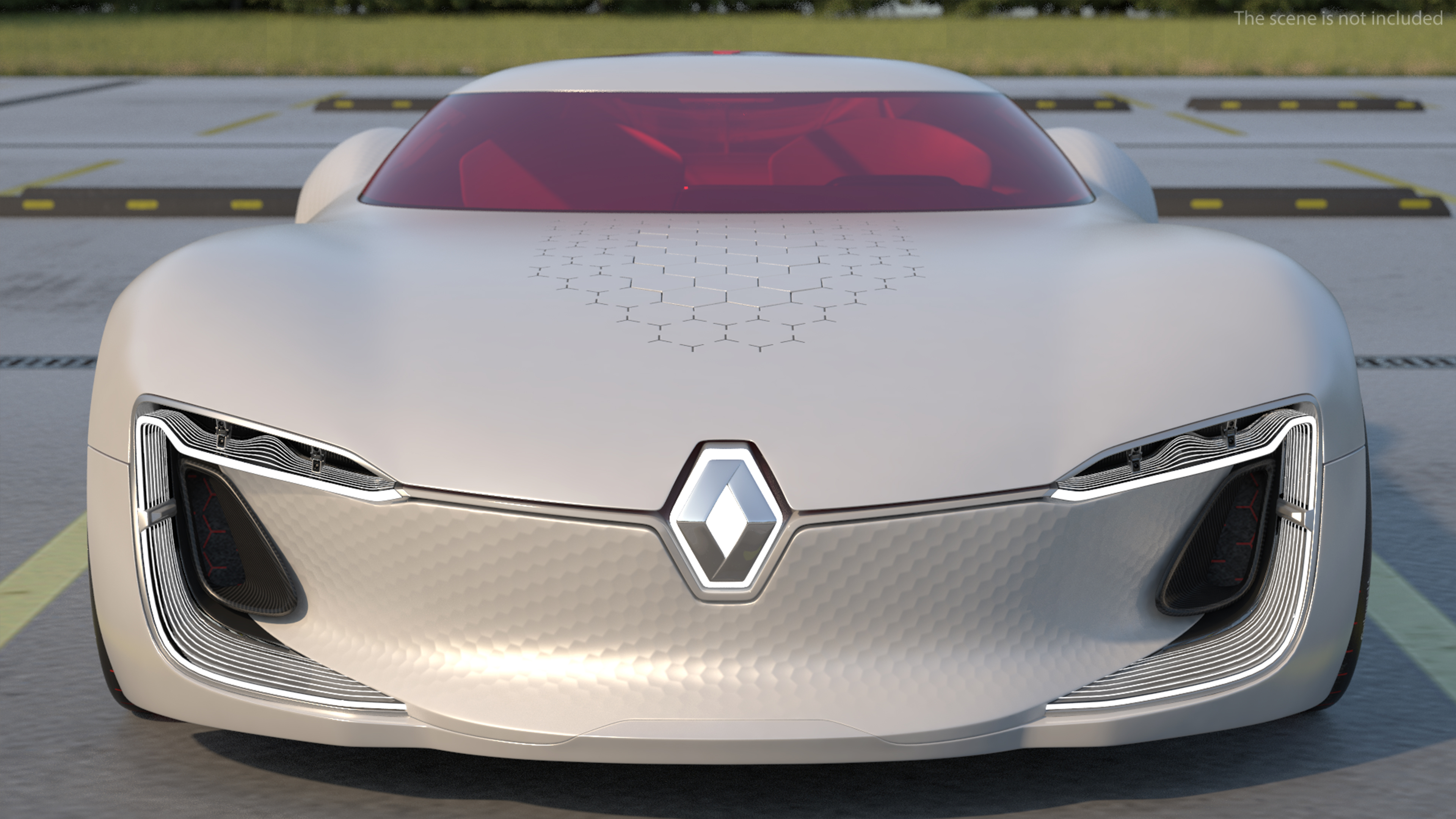3D 2016 Renault Trezor Concept Rigged for Maya model