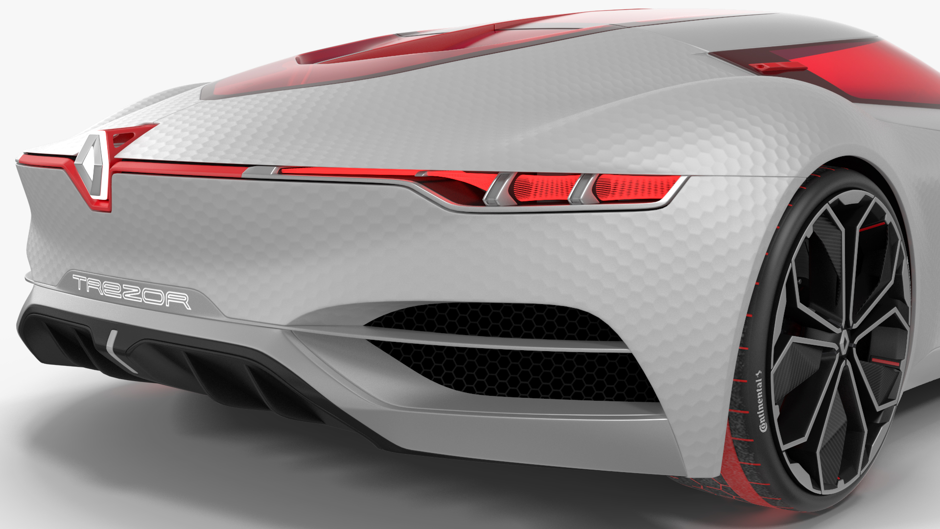 3D 2016 Renault Trezor Concept Rigged for Maya model