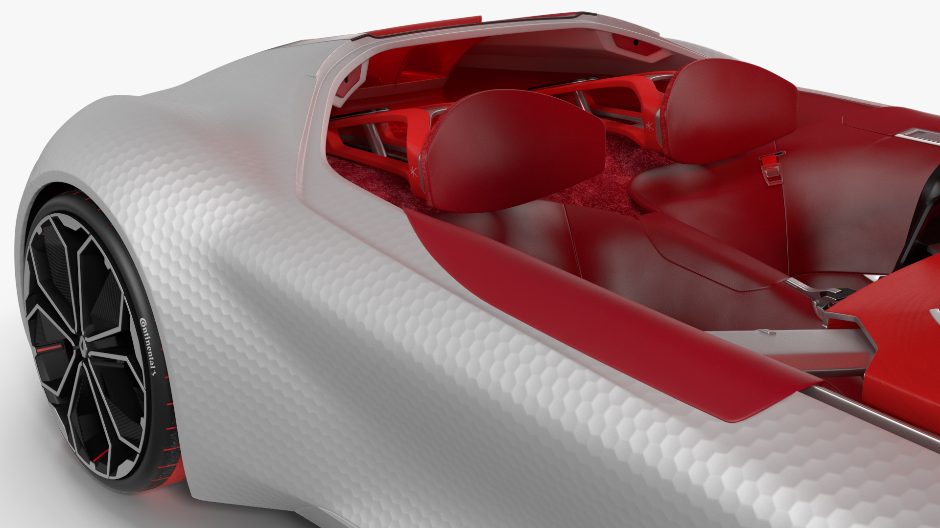3D 2016 Renault Trezor Concept Rigged for Maya model