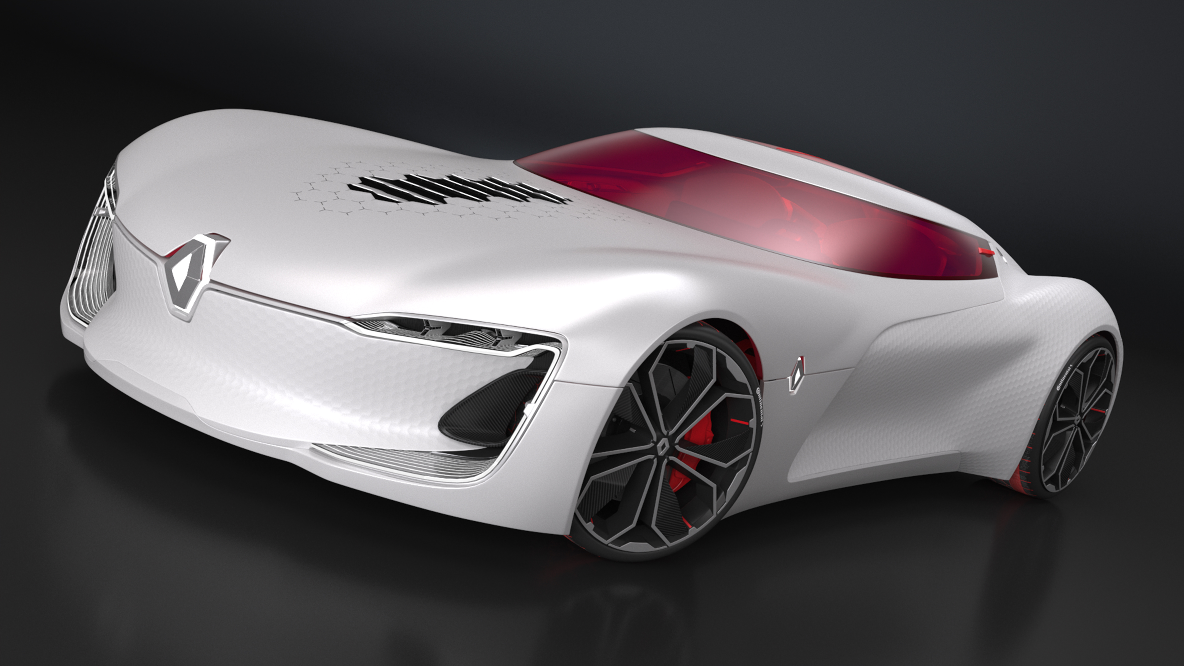 3D 2016 Renault Trezor Concept Rigged for Maya model