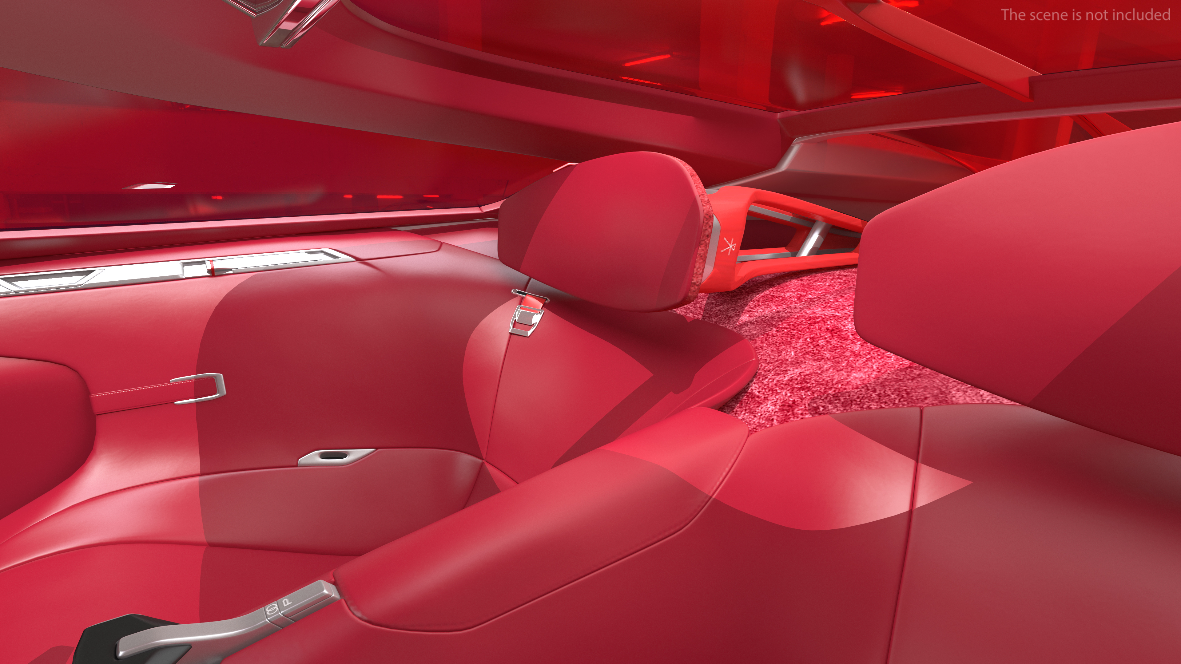 3D 2016 Renault Trezor Concept Rigged for Maya model
