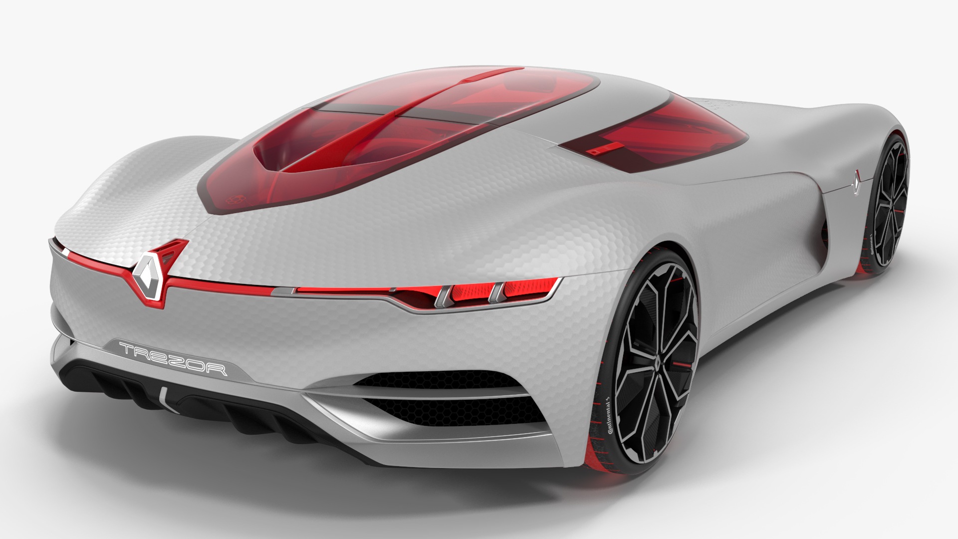 3D 2016 Renault Trezor Concept Rigged for Maya model