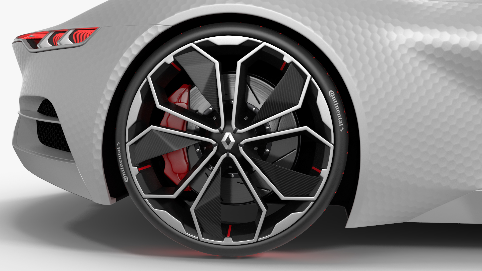 3D 2016 Renault Trezor Concept Rigged for Maya model
