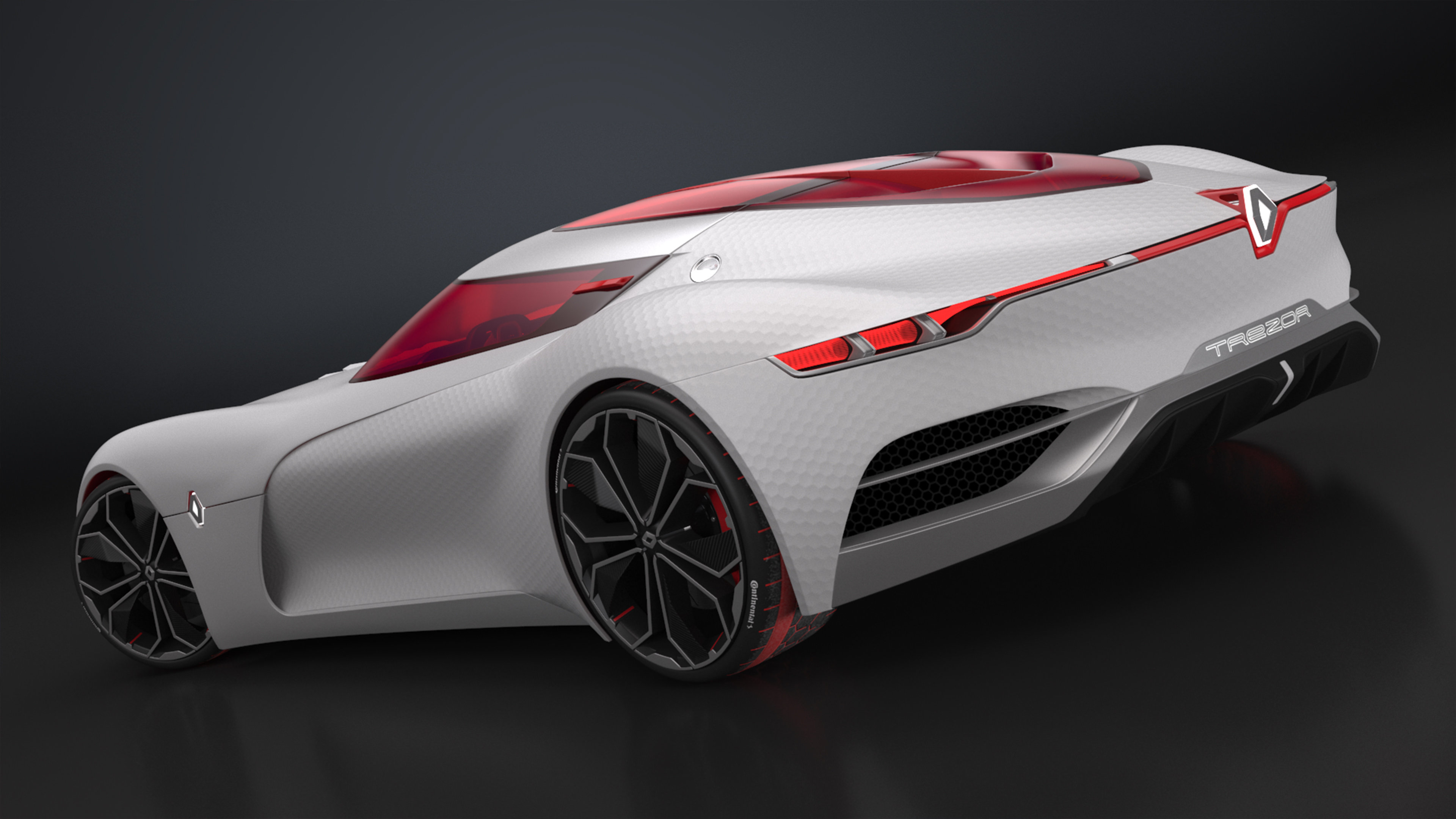 3D 2016 Renault Trezor Concept Rigged for Maya model