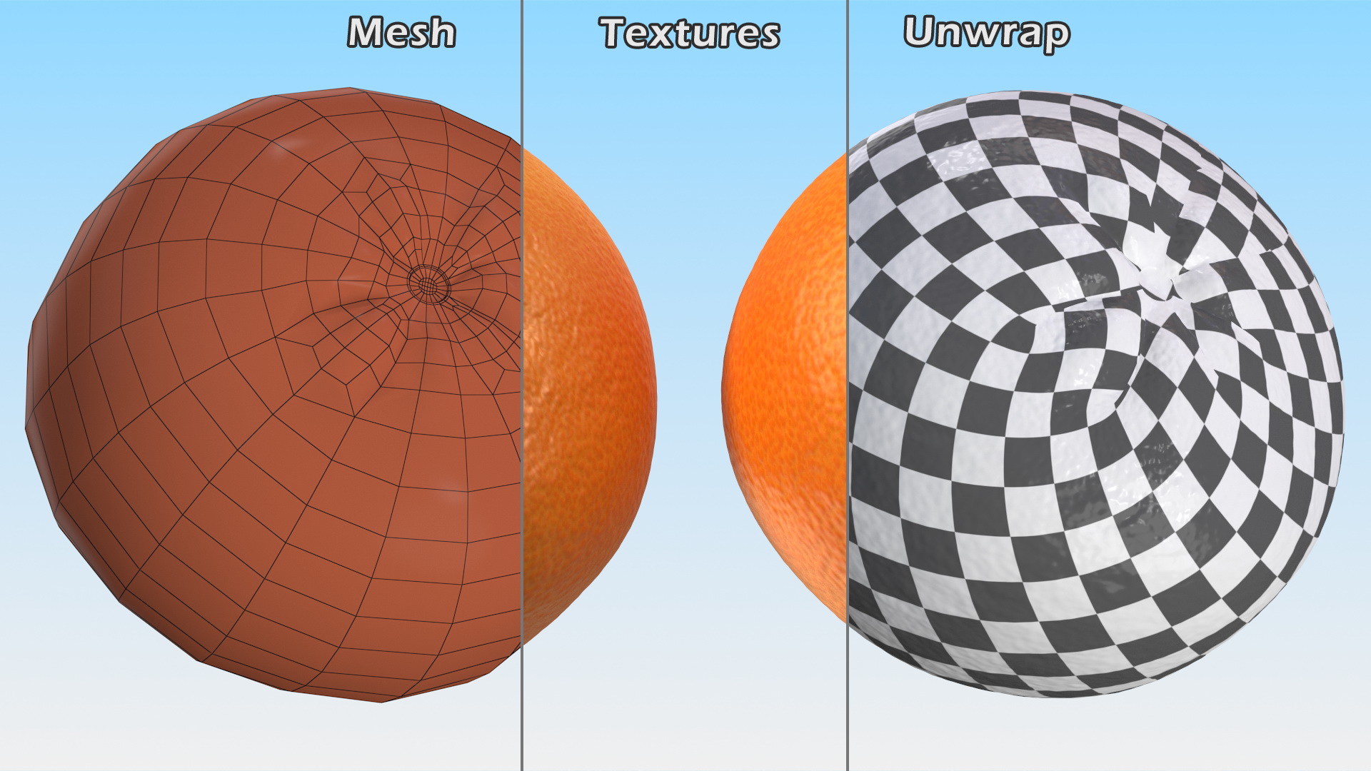 3D model Mandarin