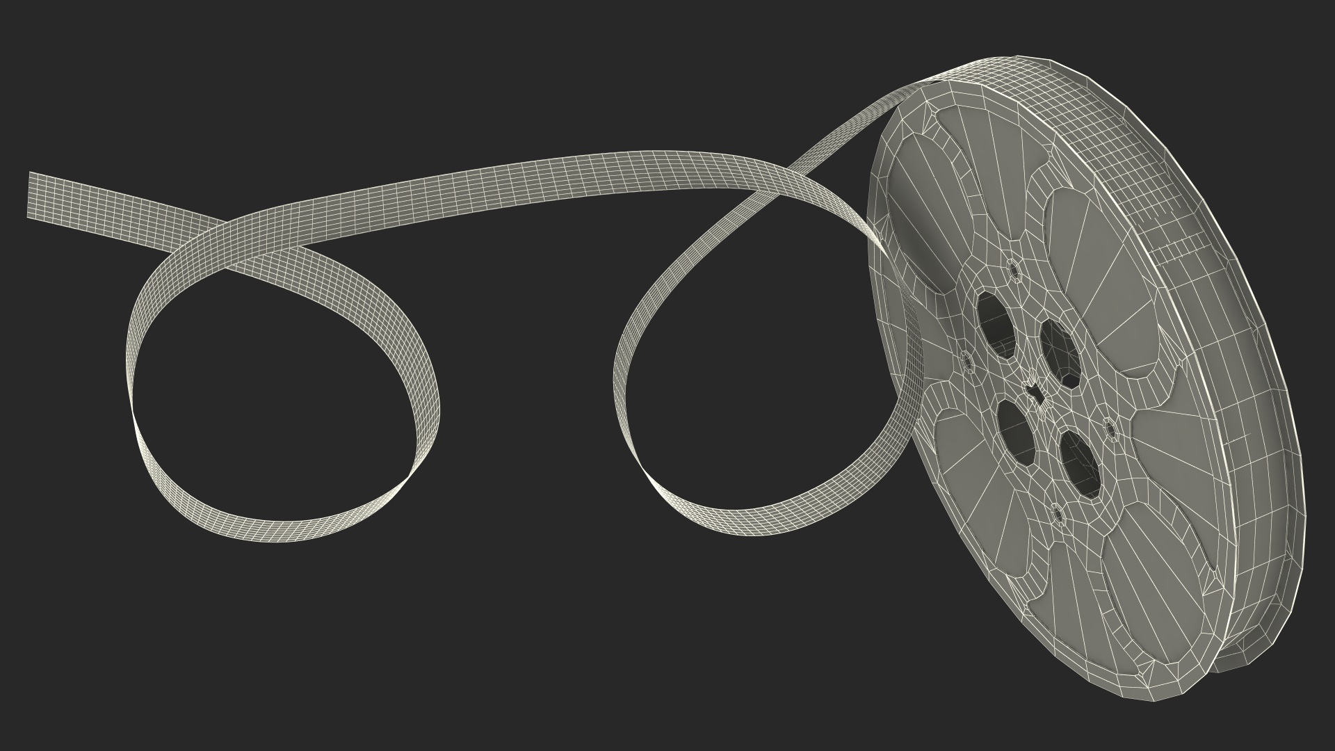 3D model Movie Film Reel