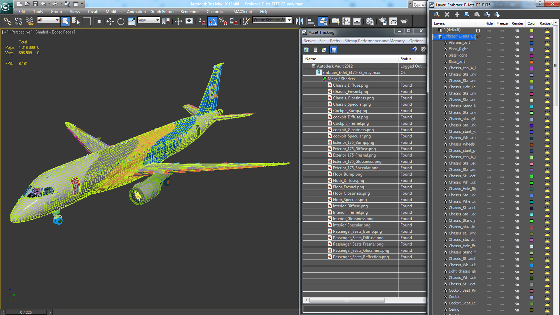 3D Embraer E-Jet E175-E2