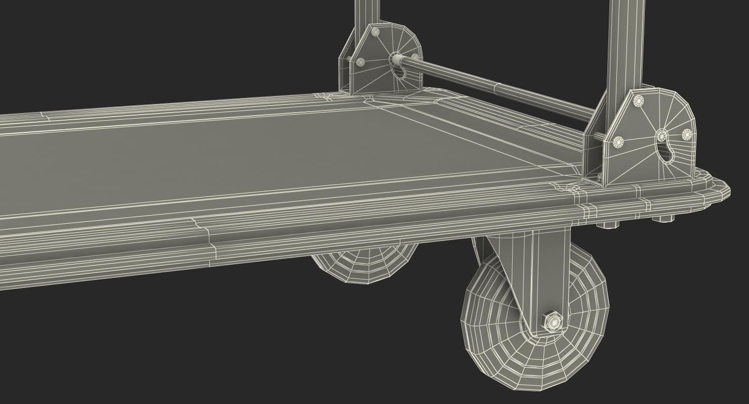 Folding Handle Trolley 3D