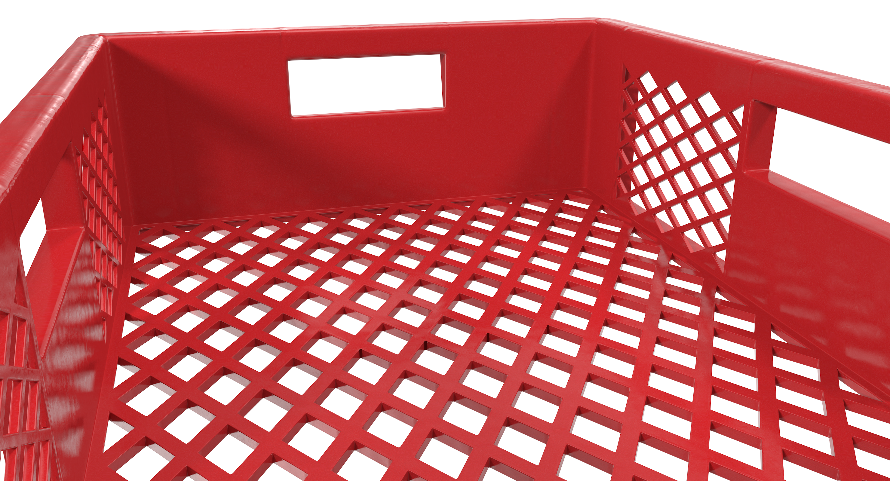 Plastic Crate 3D Model, view 9