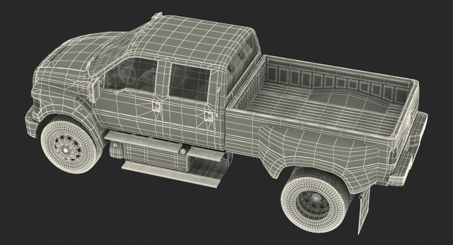 3D model Generic Pickup Simple Interior