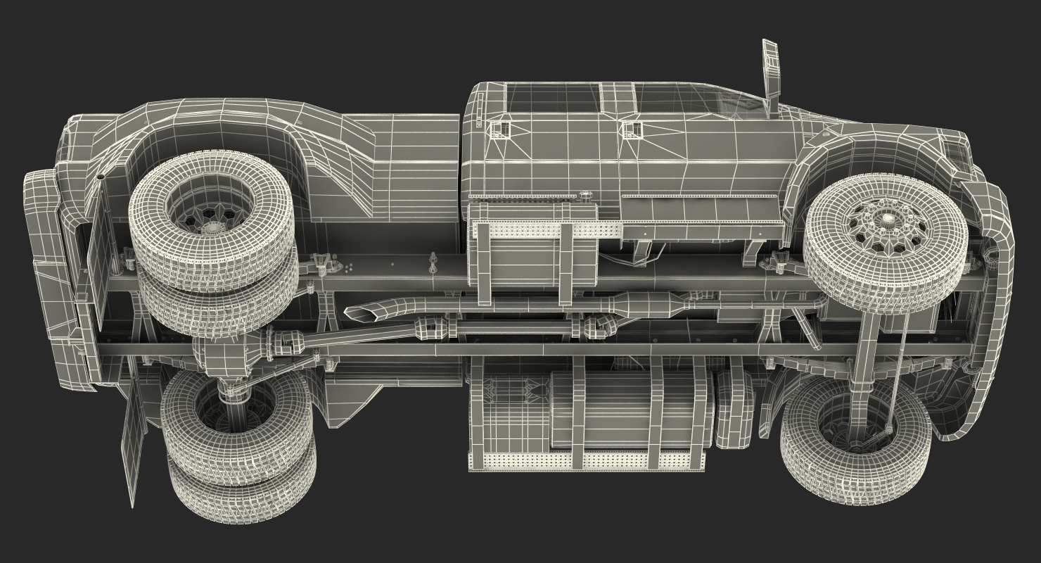 3D model Generic Pickup Simple Interior