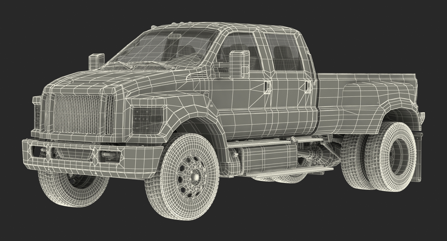 3D model Generic Pickup Simple Interior
