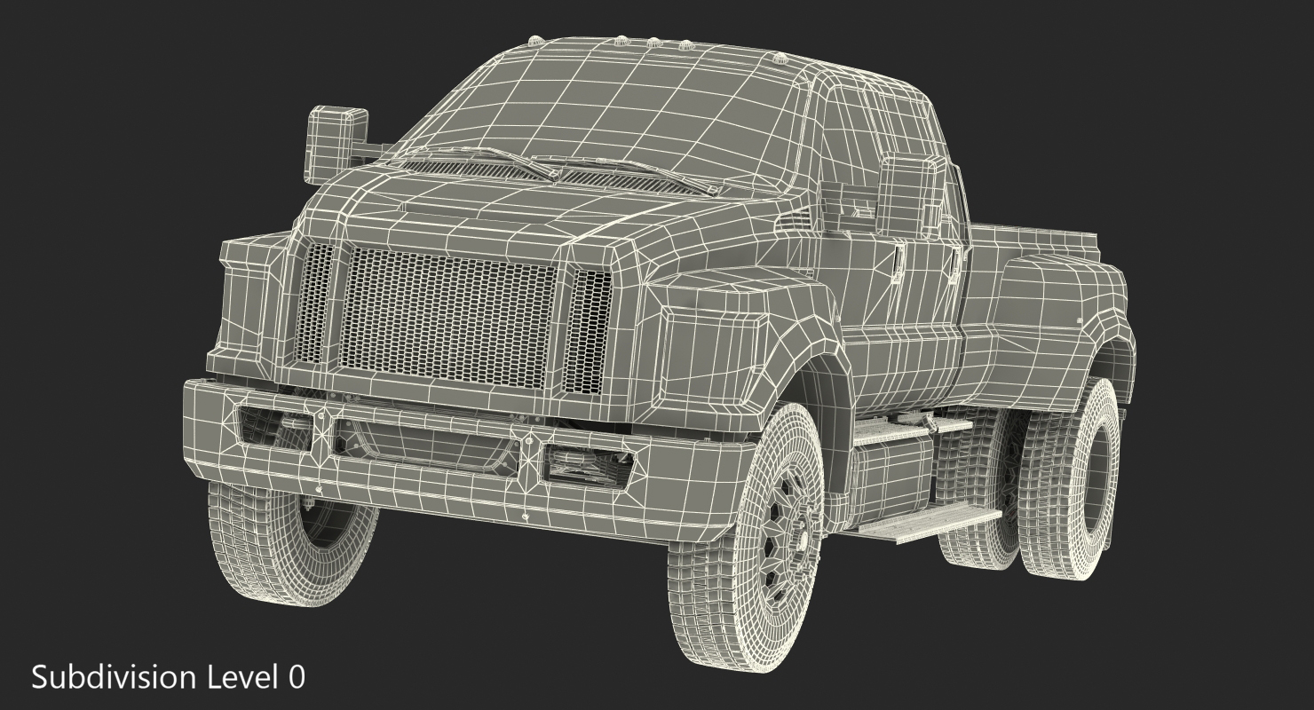 3D model Generic Pickup Simple Interior