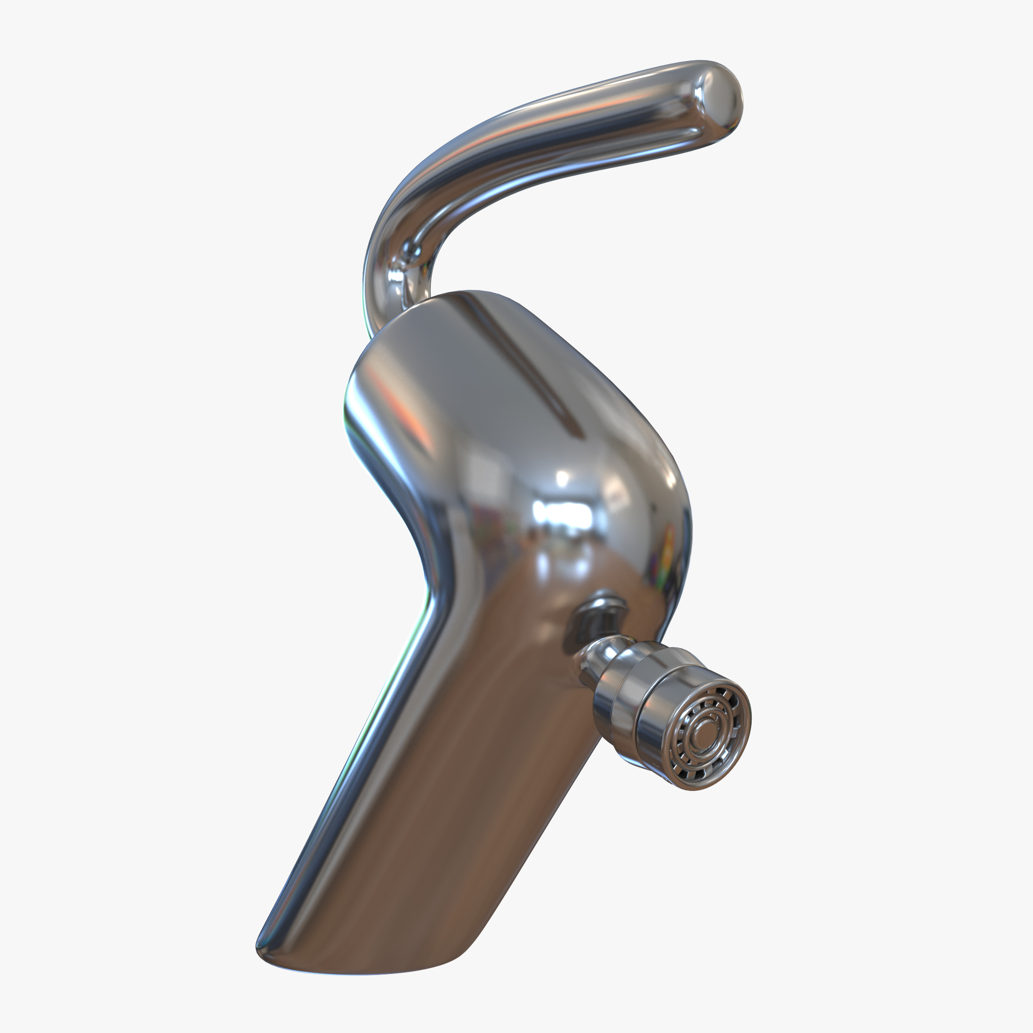 Bidet Mixer Tap 2 3D Model