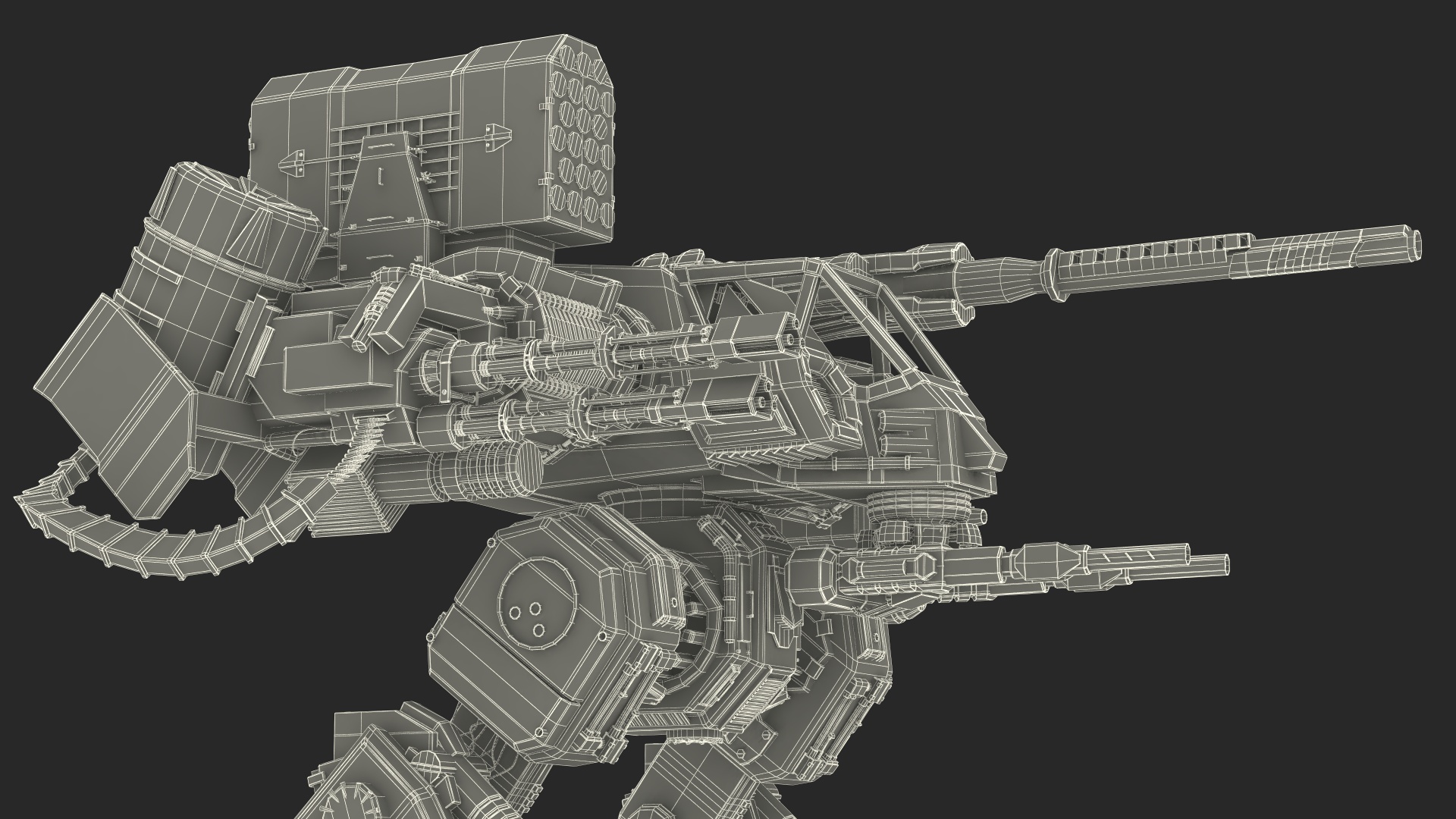 Old Walking Robot 3D