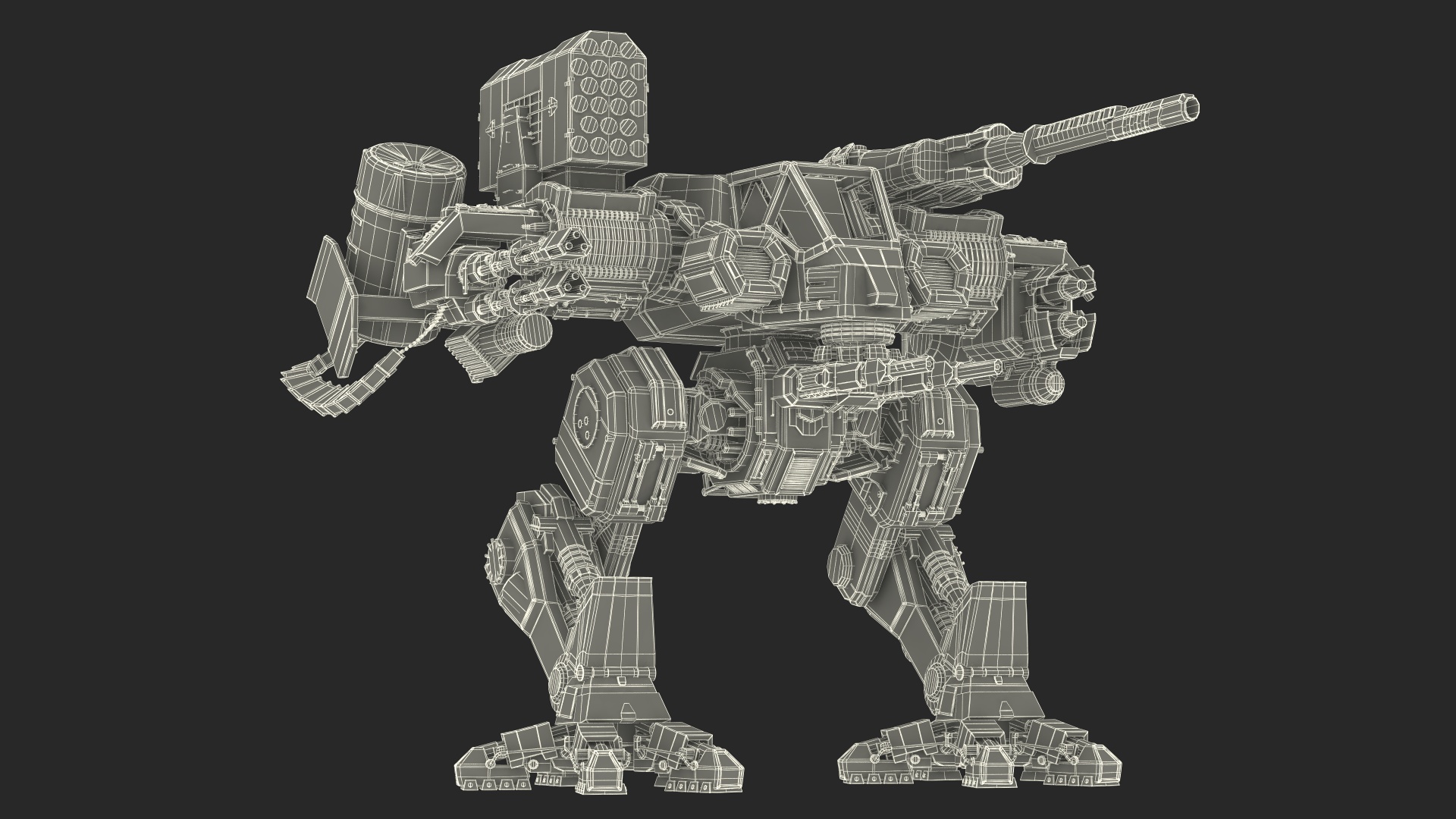 Old Walking Robot 3D