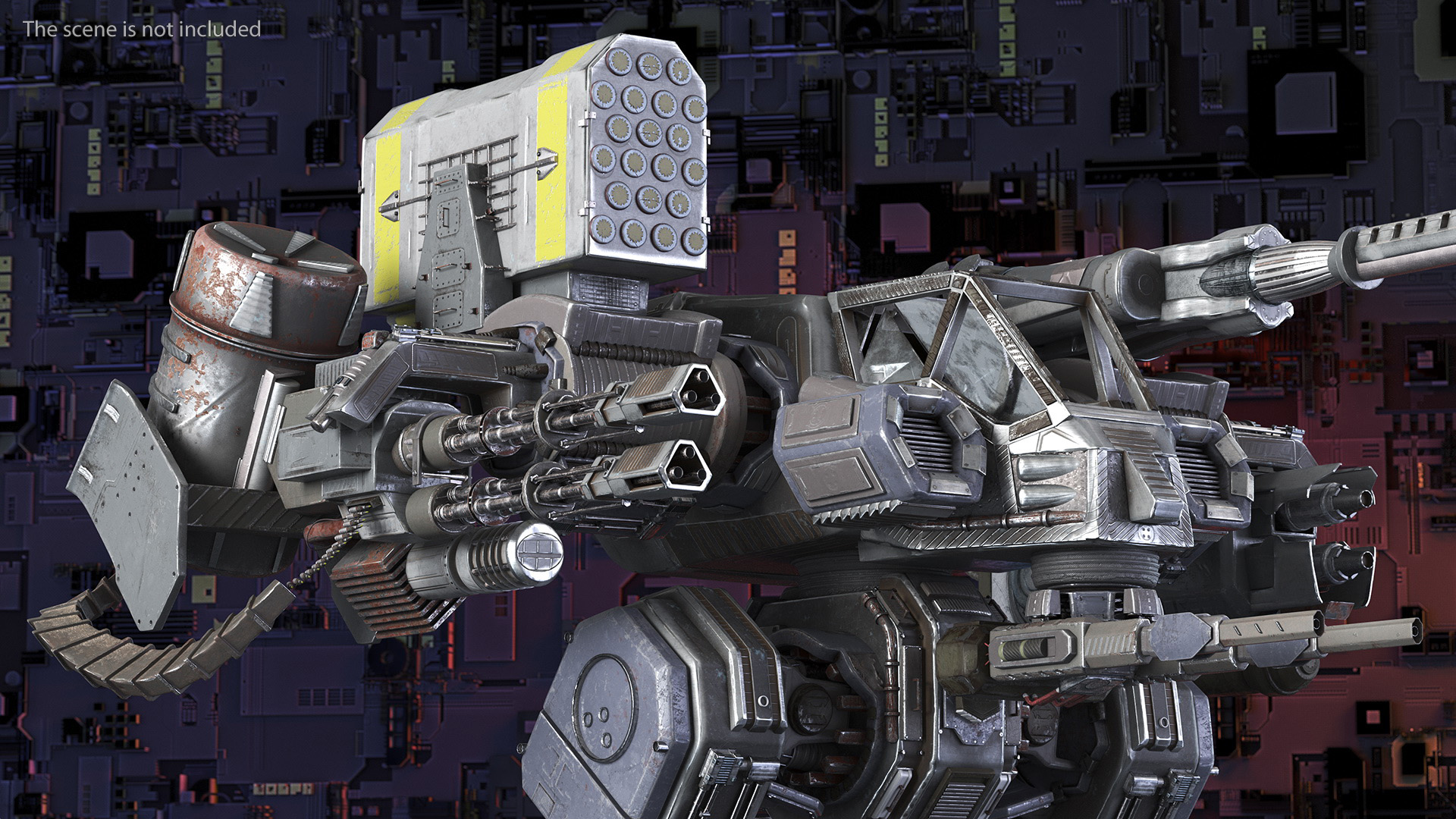 Old Walking Robot 3D