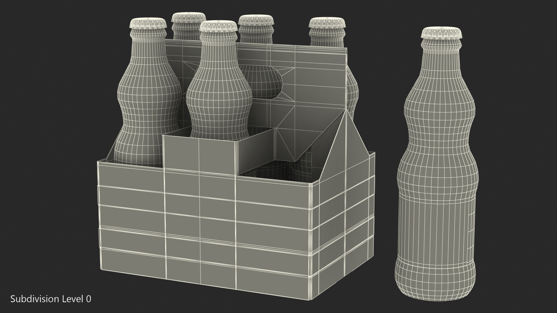 3D model Fanta Bottle Package