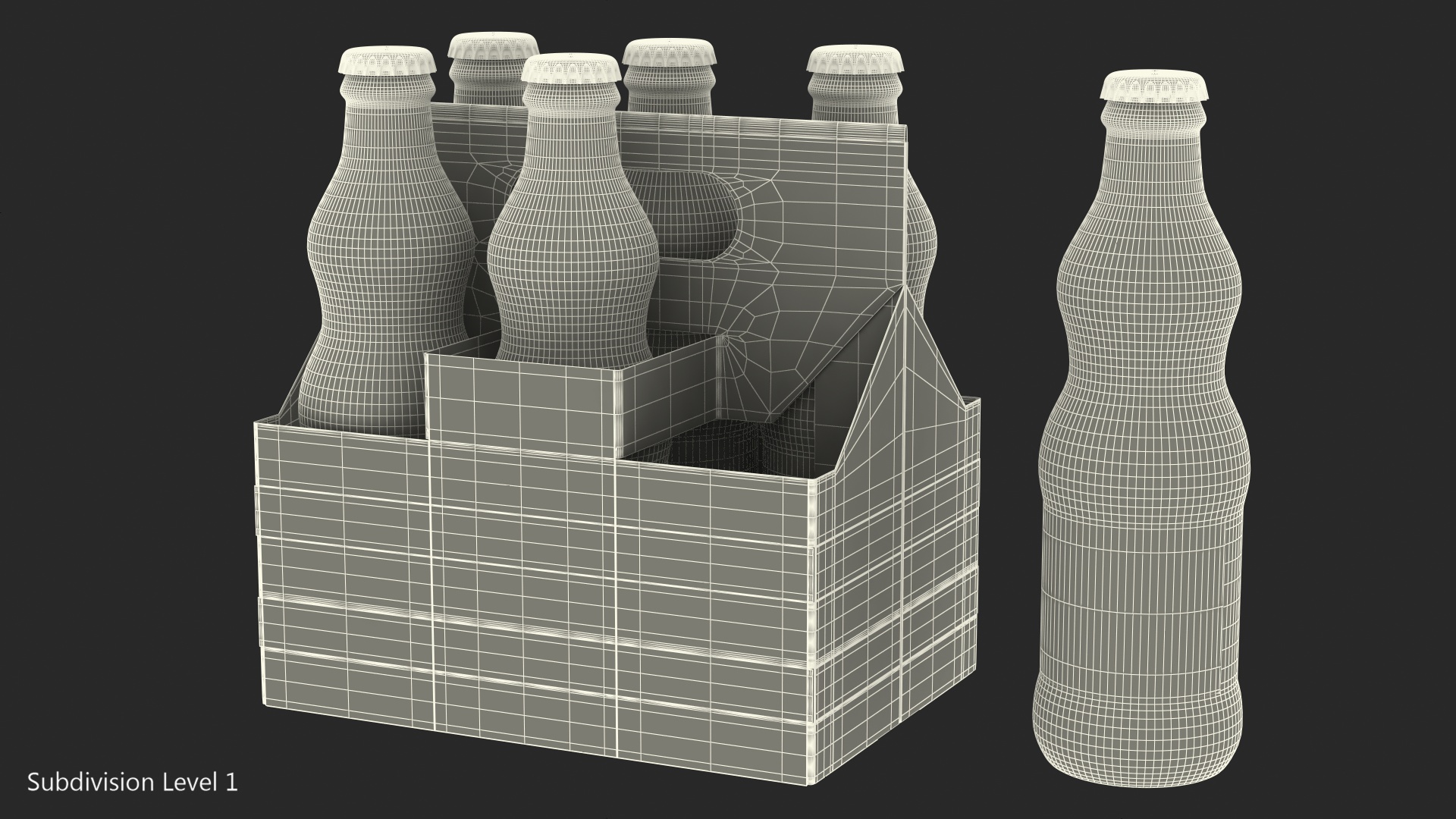 3D model Fanta Bottle Package