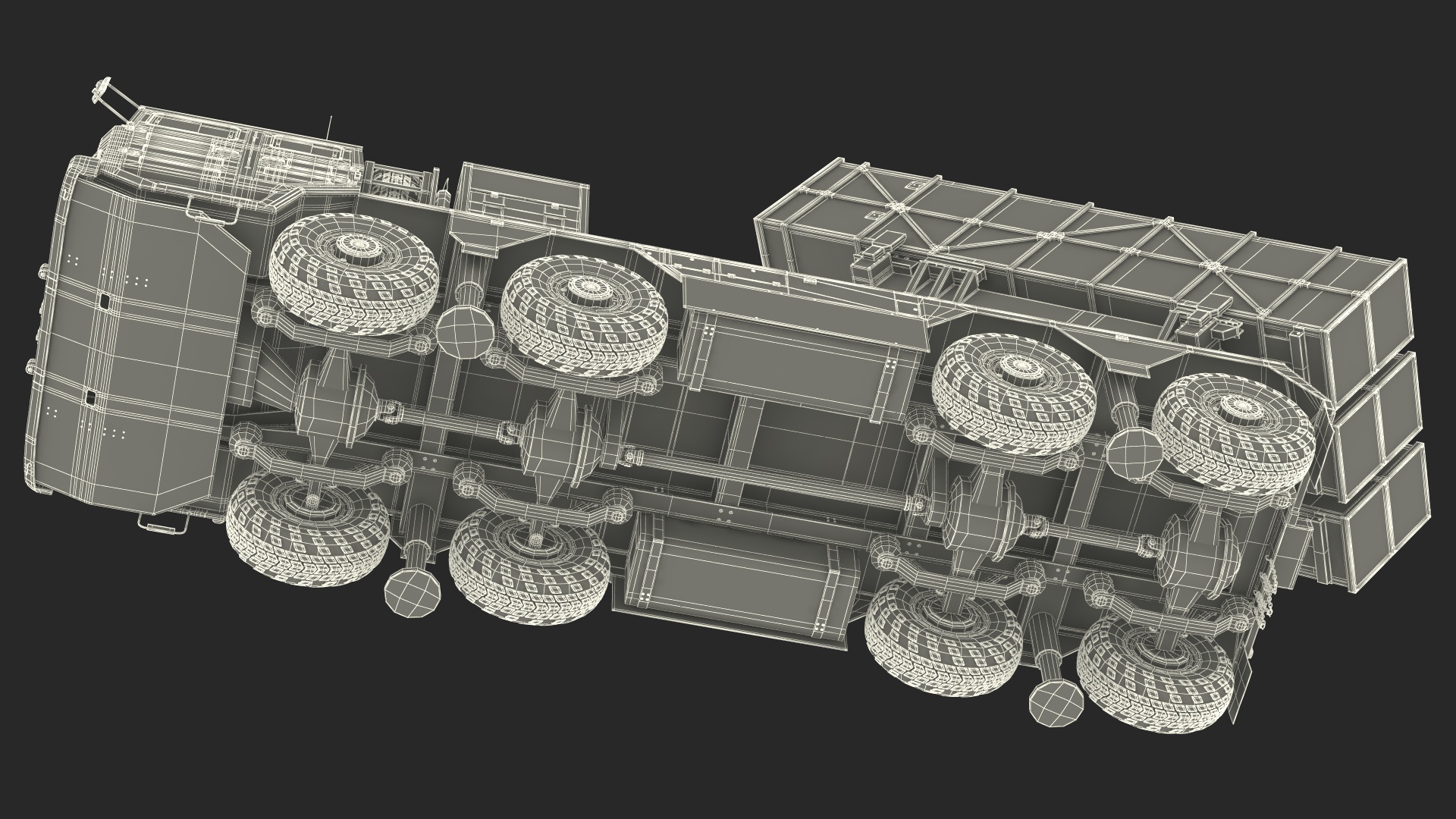Chinese MLRS WS-2D Green Camouflage in Battle Position 3D model