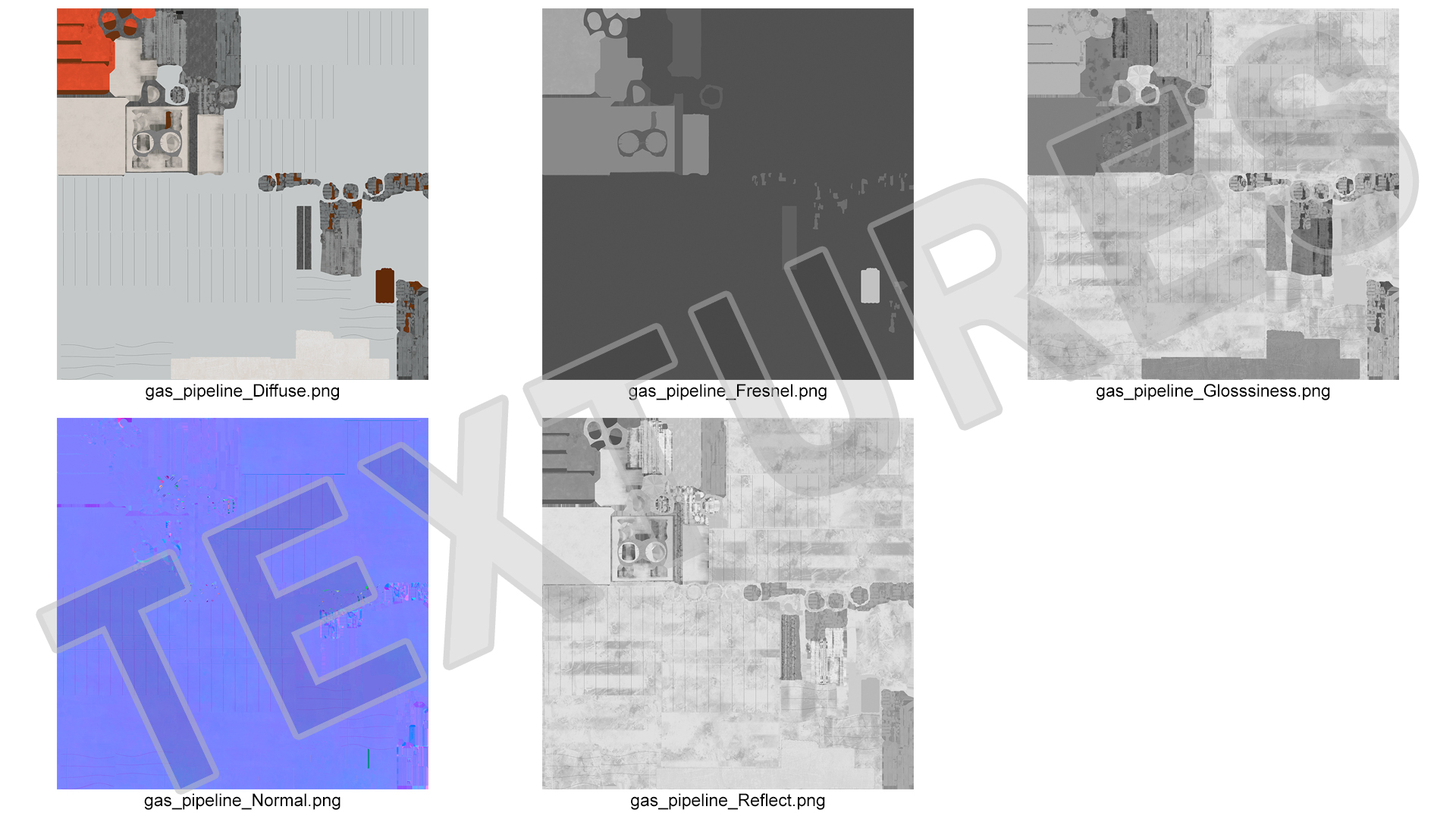 Gas Pipeline Corner Section 3D