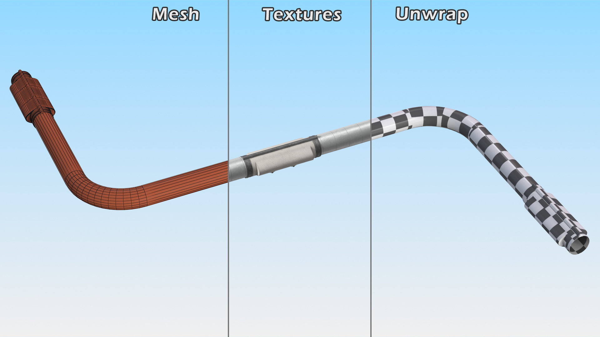 Gas Pipeline Corner Section 3D