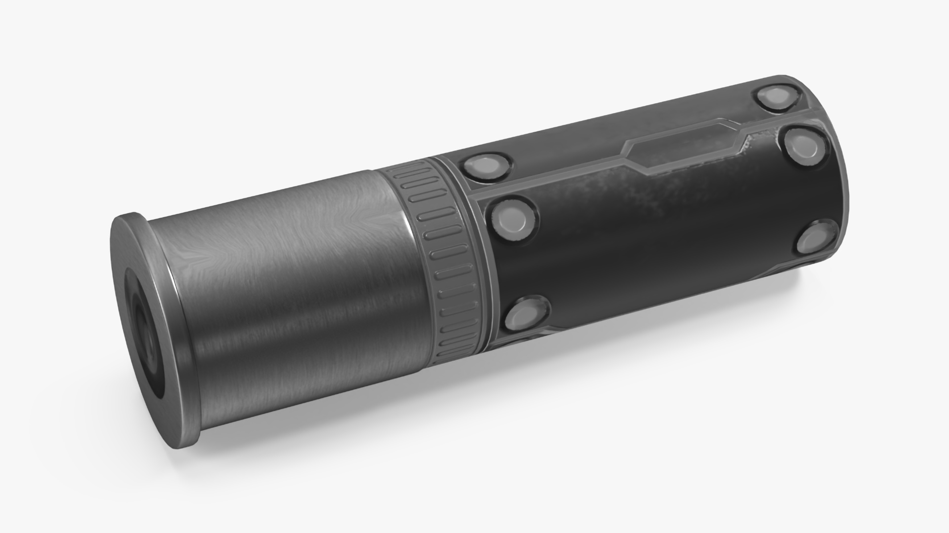 Set of Futuristic Rifle Cartridges 3D model