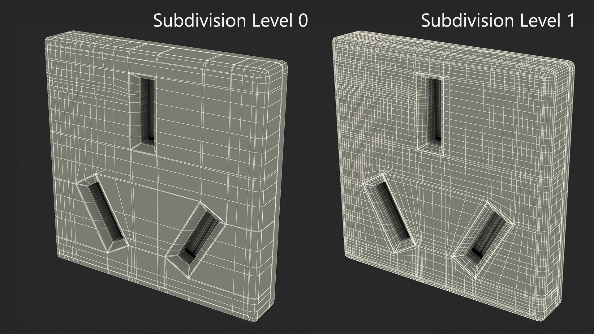 UK Wall Socket 3D model