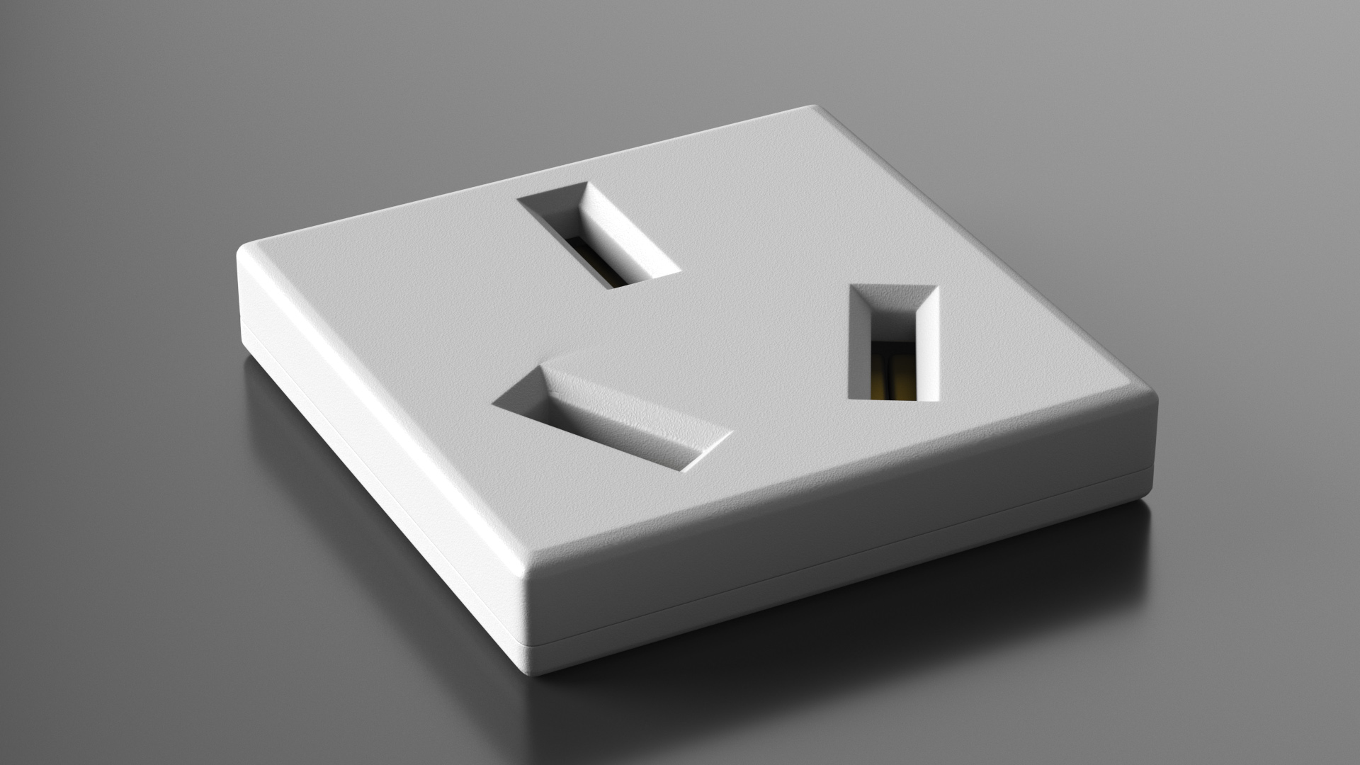 UK Wall Socket 3D model