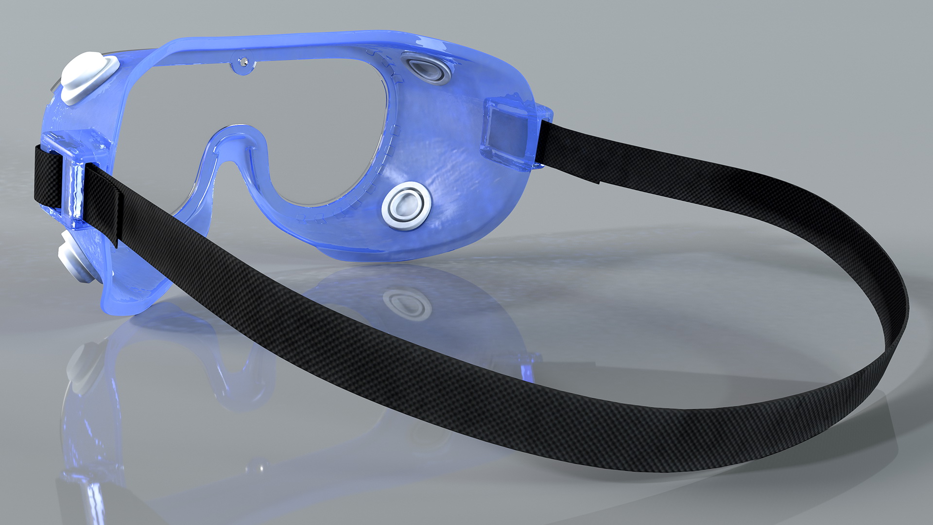 3D Man in Disposable Medical Protective Suit