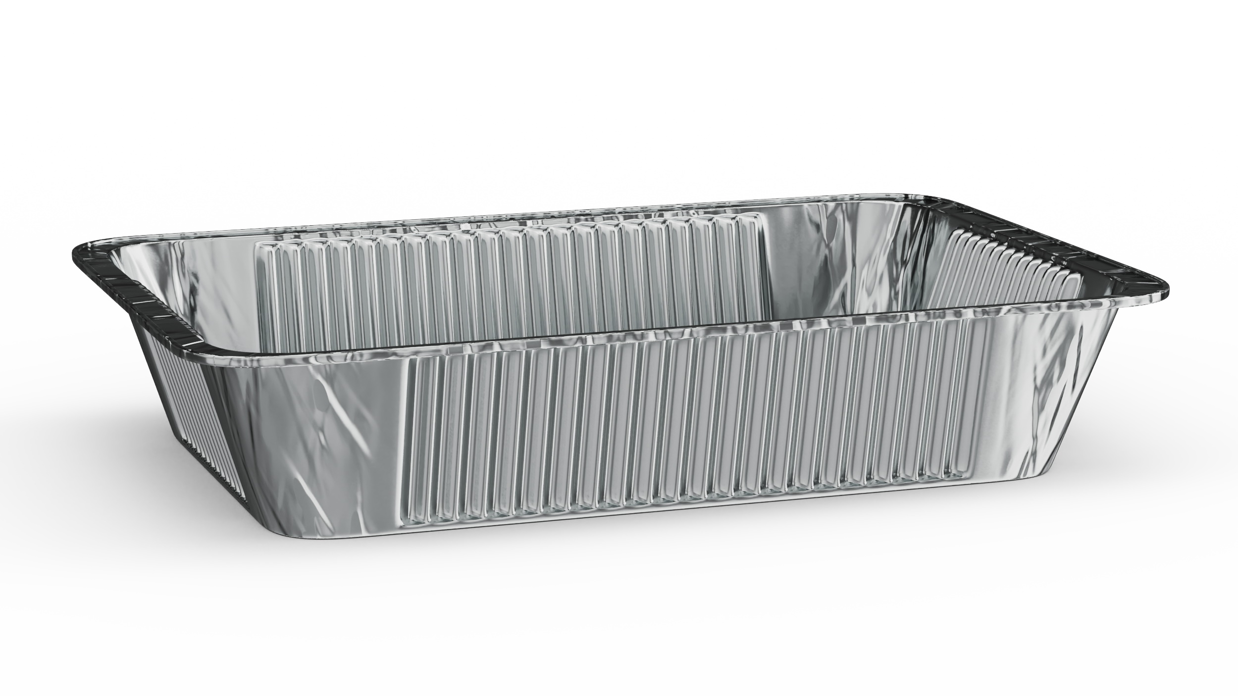 Aluminum Disposable Food Tray 50x33x8cm 3D model