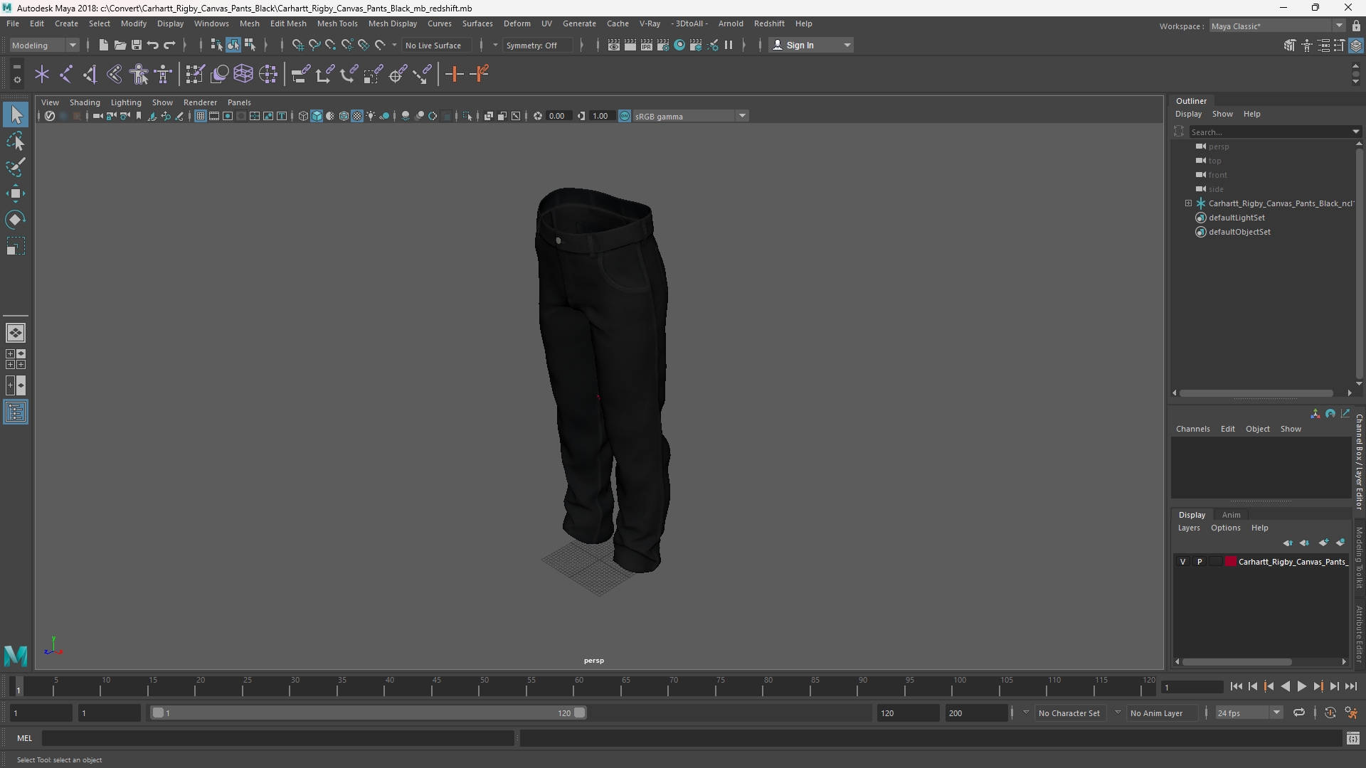 Carhartt Rigby Canvas Pants Black, view 10