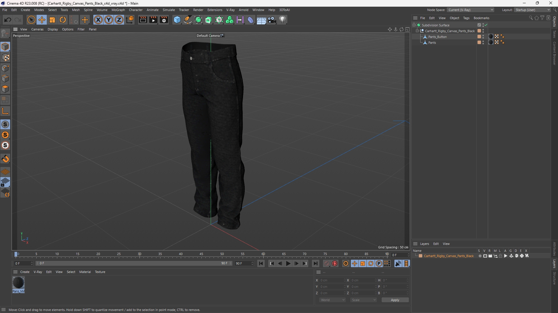 Carhartt Rigby Canvas Pants Black, view 11